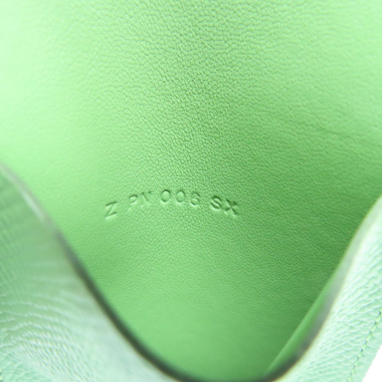 HERMES Epsom皮革Card Case卡片包Vert Criquet綠色