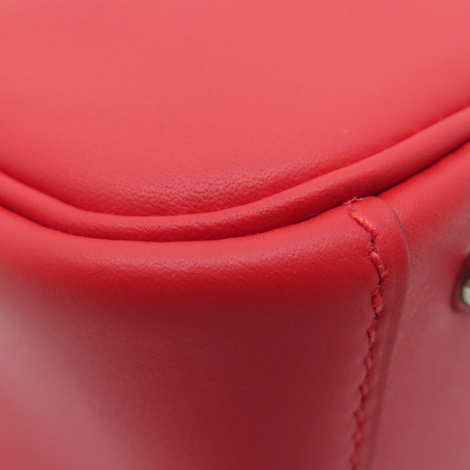 HERMES 【激减优惠】Swift皮革Mini Lindy银扣肩背袋Rose De Coeur红色