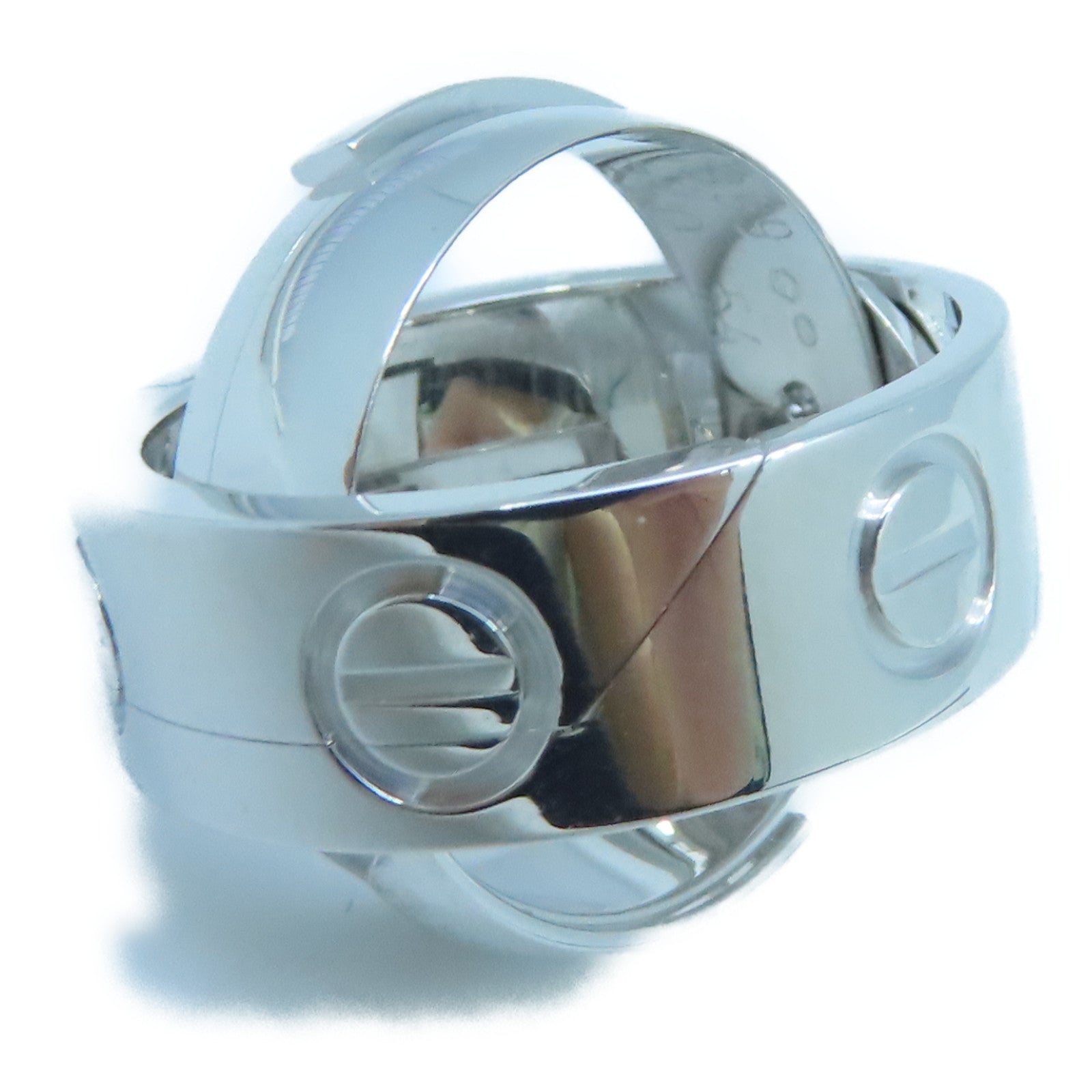 CARTIER 18K白金Astro Love Ring戒指Cartier#54/US#7