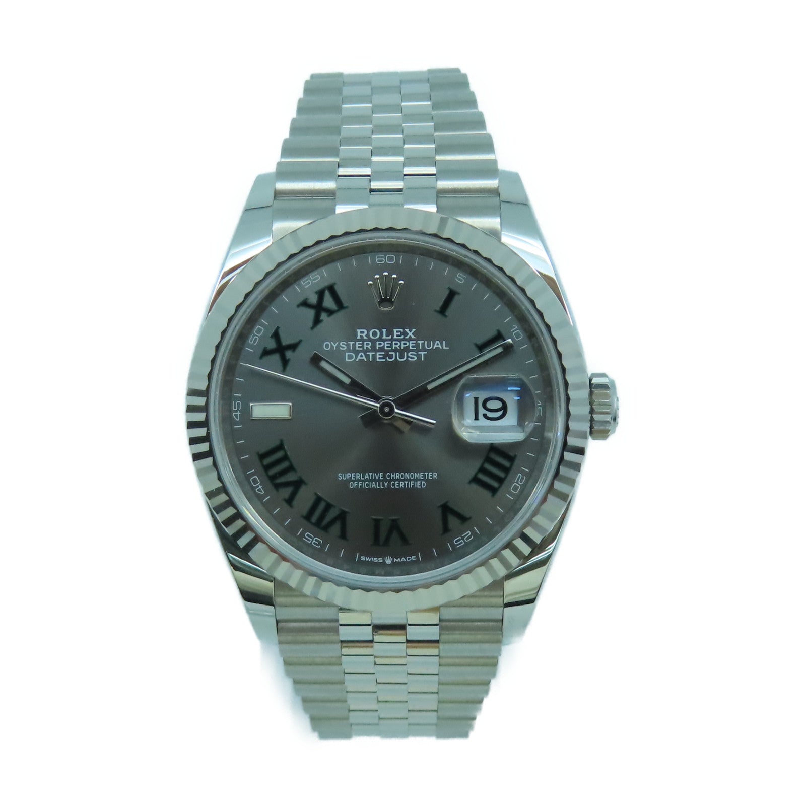 ROLEX Datejust 36mm不鏽鋼手錶自動機芯銀色