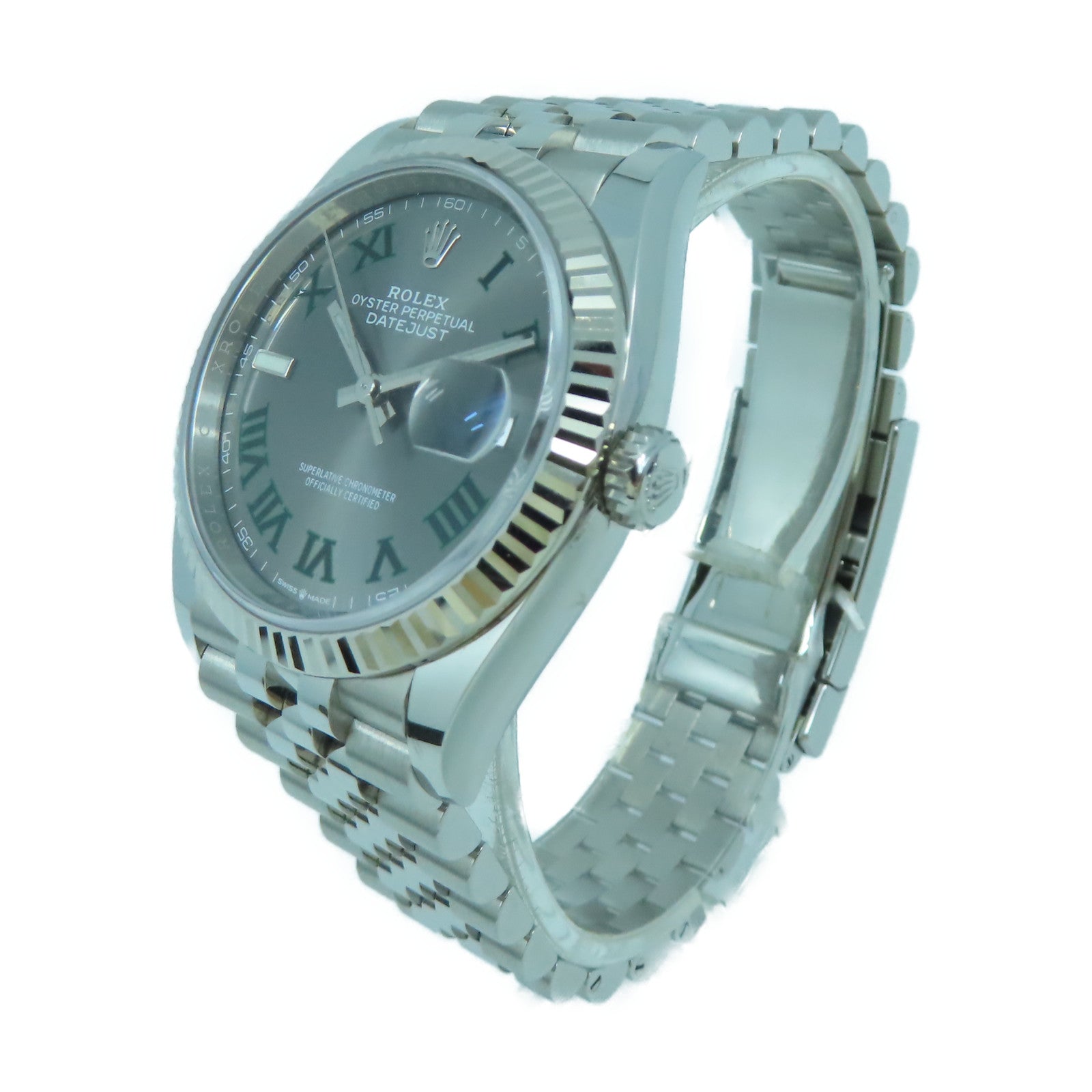 ROLEX Datejust 36mm不鏽鋼手錶自動機芯銀色