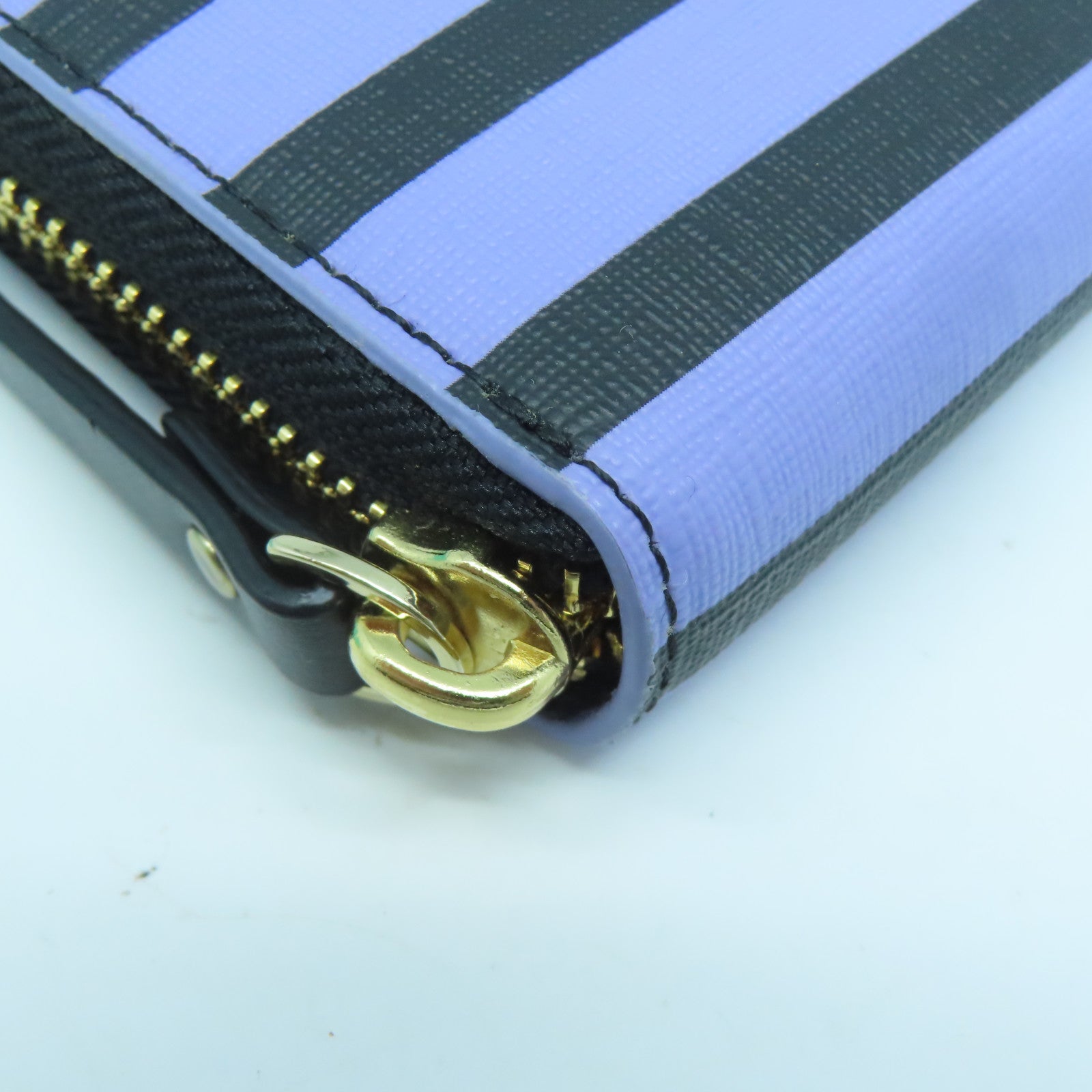 Kate Spade 【激減優惠】牛皮皮革Long Wallet金扣長錢包黑色/藍色