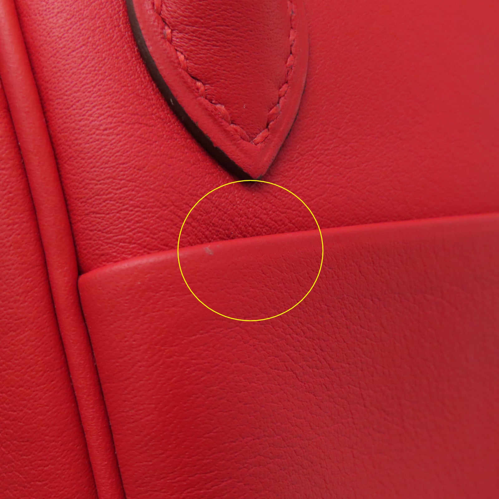 HERMES 【激减优惠】Swift皮革Mini Lindy银扣肩背袋Rose De Coeur红色