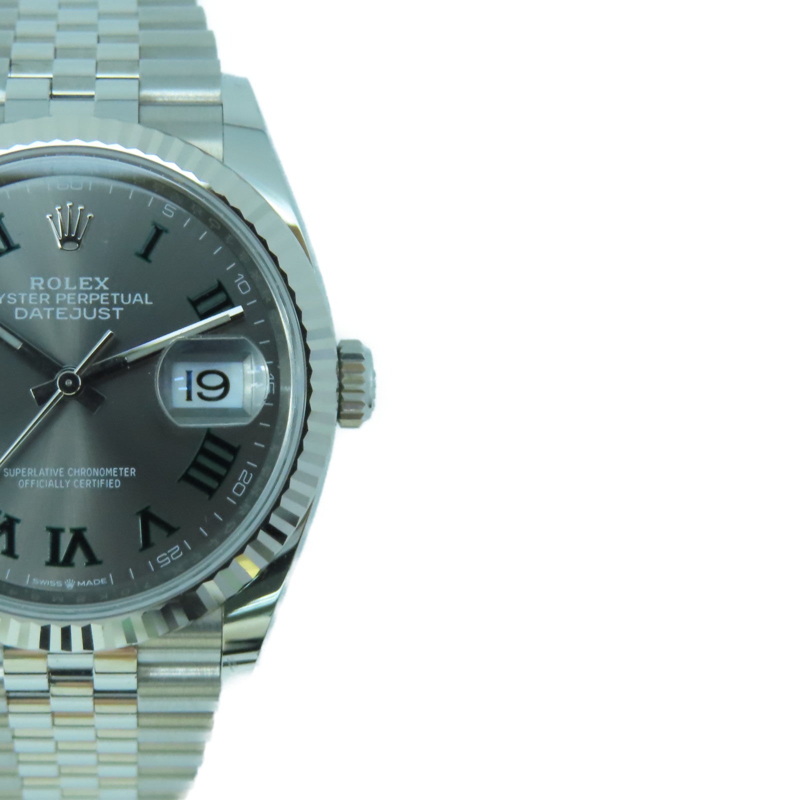 ROLEX Datejust 36mm不鏽鋼手錶自動機芯銀色
