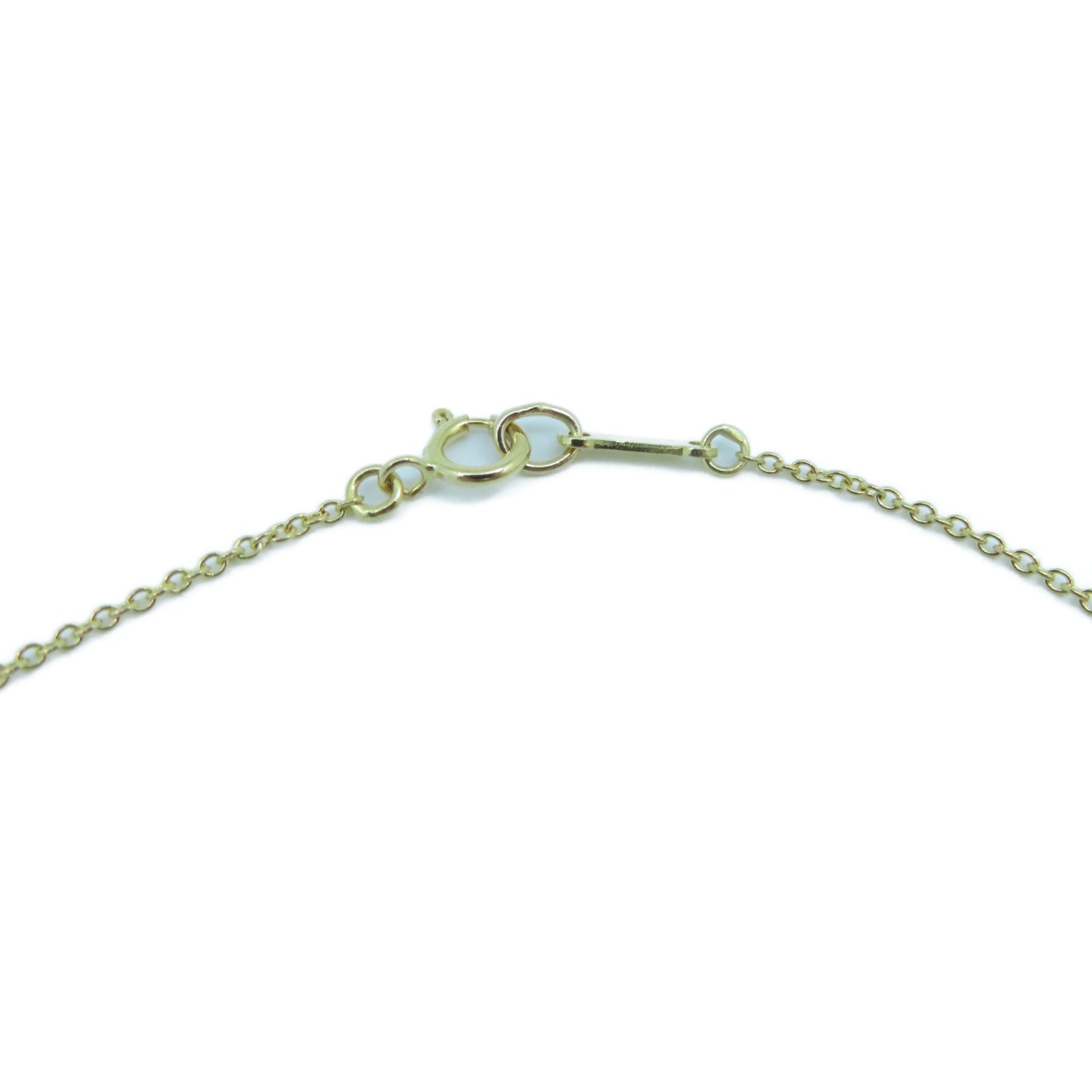 TIFFANY＆CO 18K黃金Bean Necklace 18mm項鍊