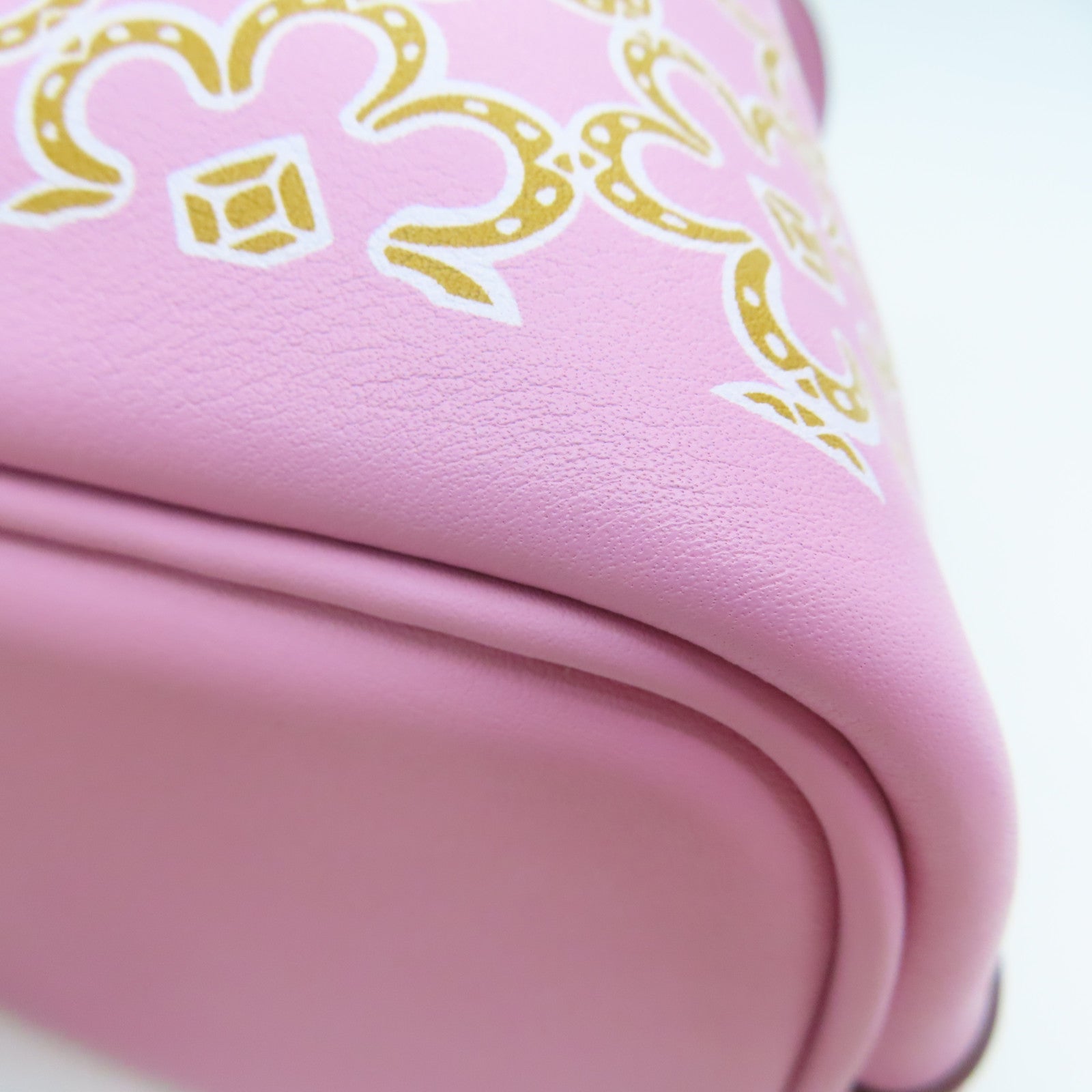 HERMES Swift皮革Micro Picotin Lucky Daisy银扣手挽袋Mauve Sylvestre锦葵紫色