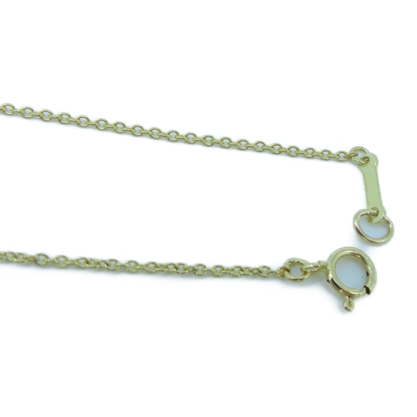 TIFFANY＆CO 18K黃金Bean Necklace 18mm項鍊