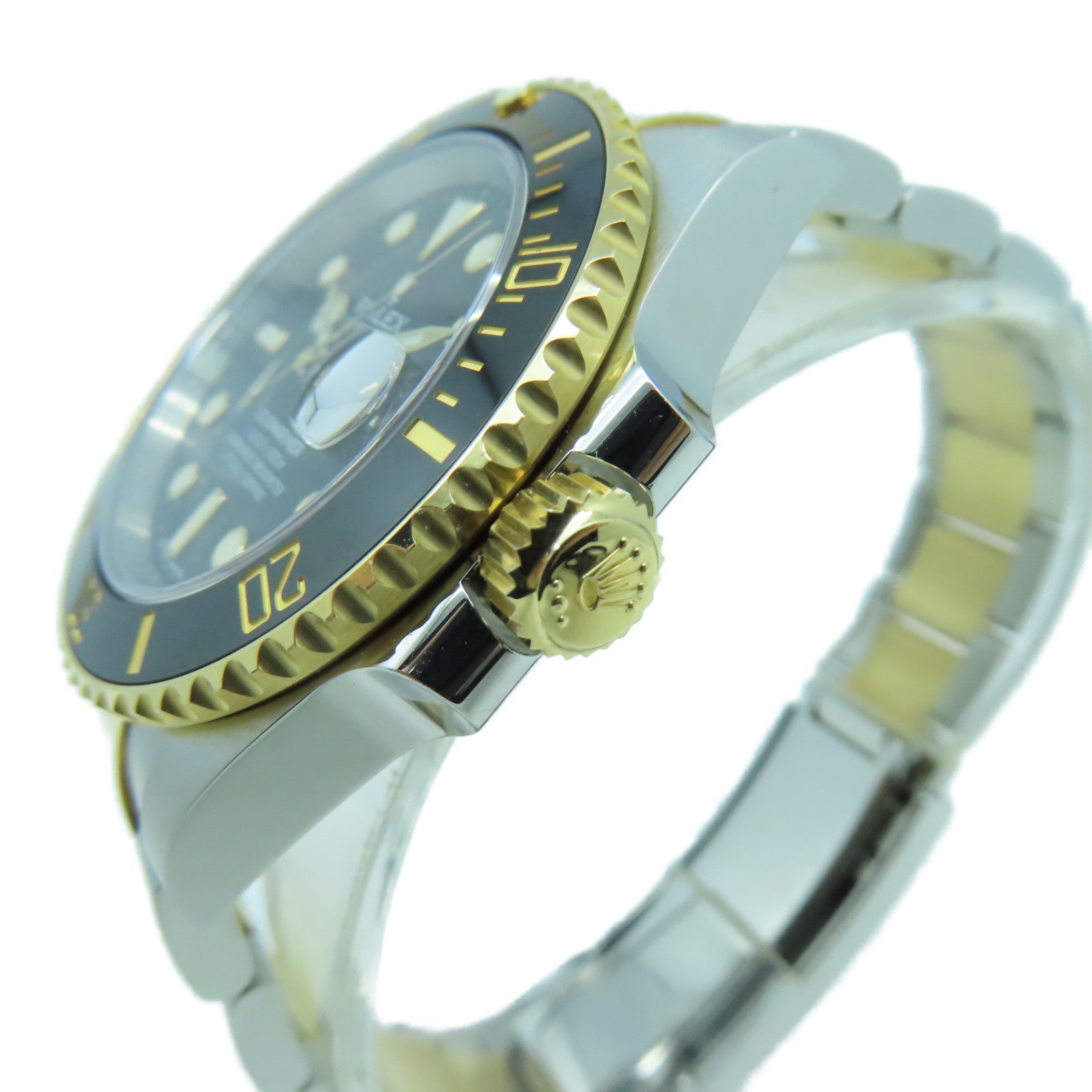 ROLEX 【激減優惠】Submarinar Date 18K黃金/不鏽鋼手錶自動機芯黑色