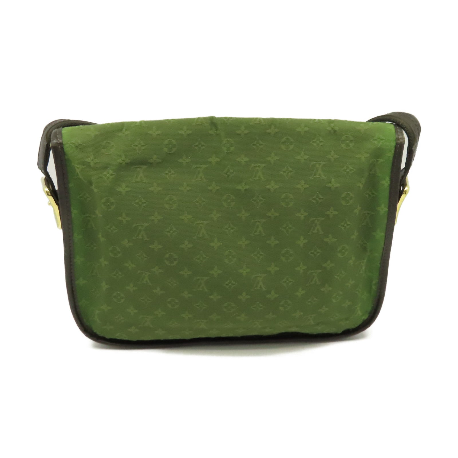 LOUIS VUITTON 【激減優惠】Monogram Mini Berangene Shoulder Bag肩背袋綠色/啡色