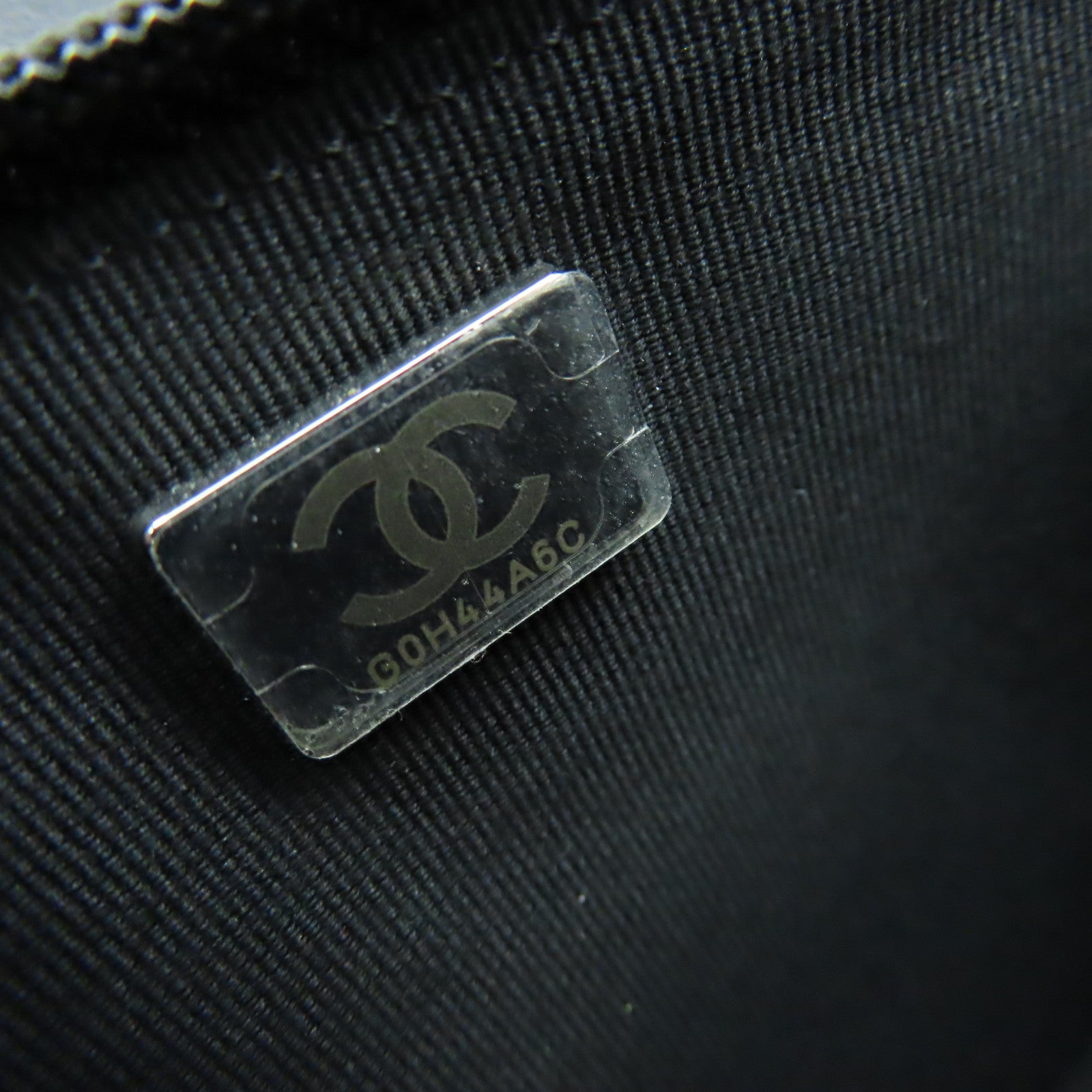 CHANEL 菱格Caviar皮革WOC Wallet On Chain Shoulder Bag銀扣鏈帶肩帶袋黑色