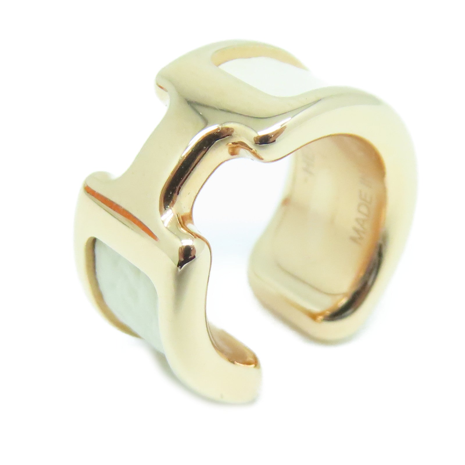 HERMES 金属Olympe Ear Cuff耳骨夹/耳环金色/Nata色 Brand Off Hong Kong Online Store