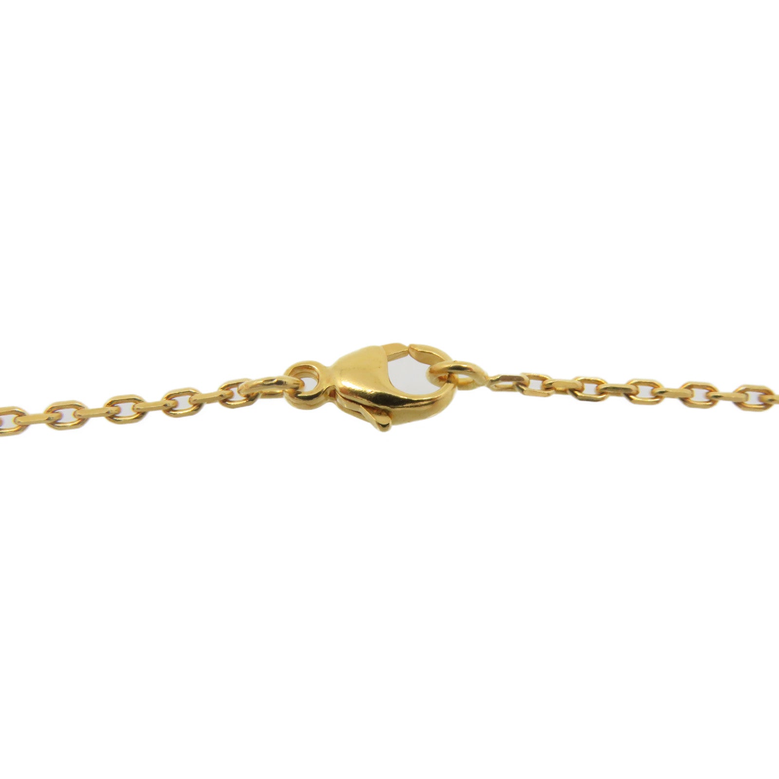 HERMES Metal Mini Pop H Necklace Chai Grey/Gold