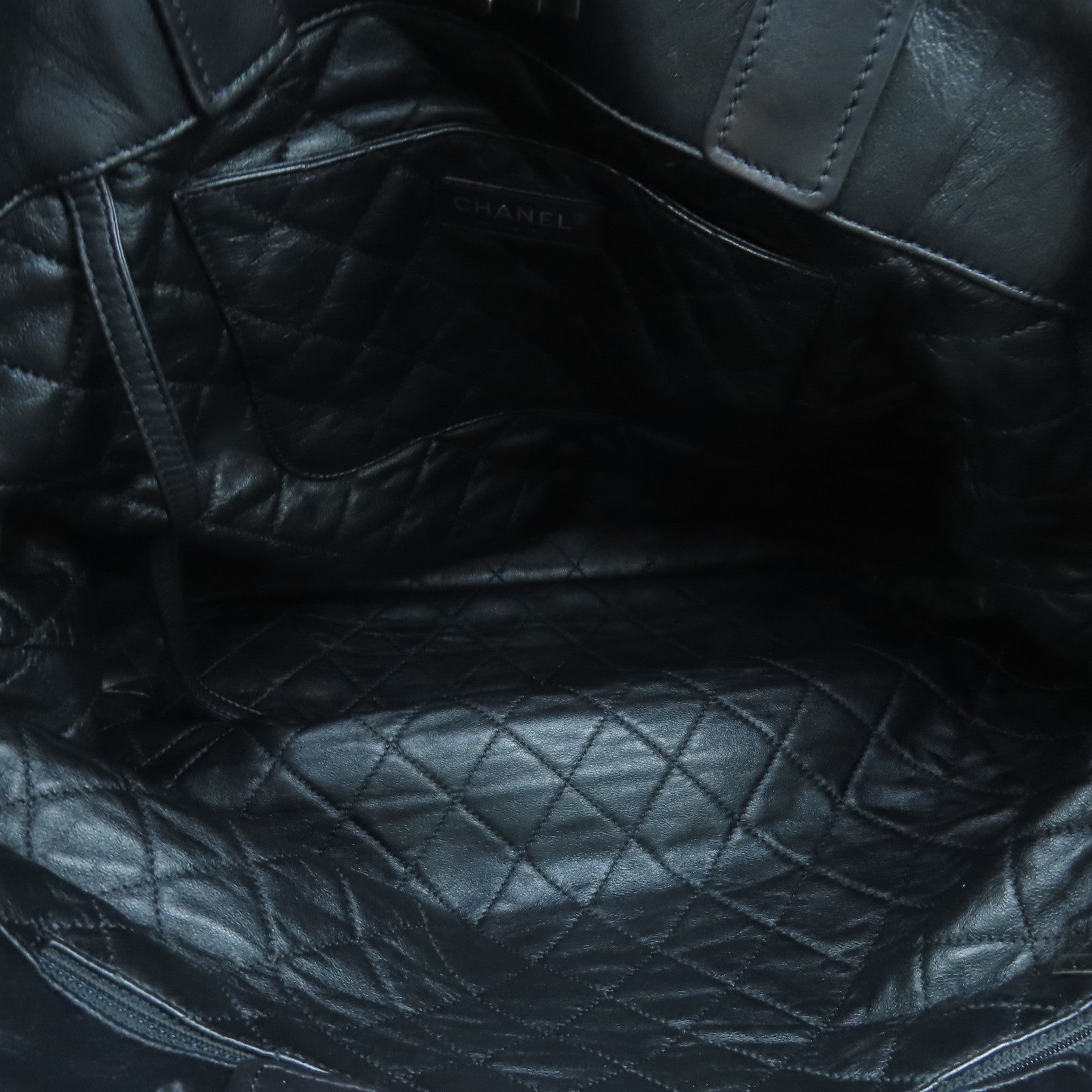 CHANEL 牛皮皮革2.55 2way Shoulder Bag手挽肩背兩用袋紅色/黑色