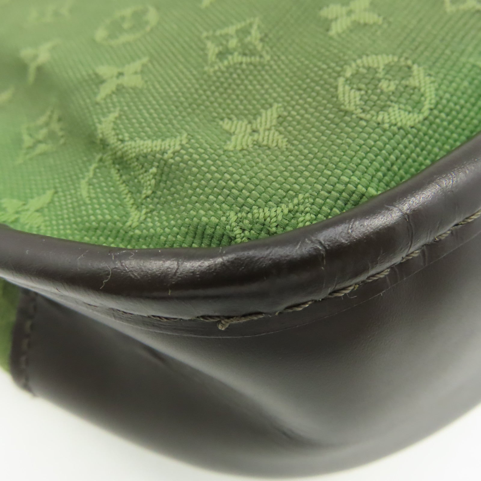 LOUIS VUITTON 【激減優惠】Monogram Mini Berangene Shoulder Bag肩背袋綠色/啡色