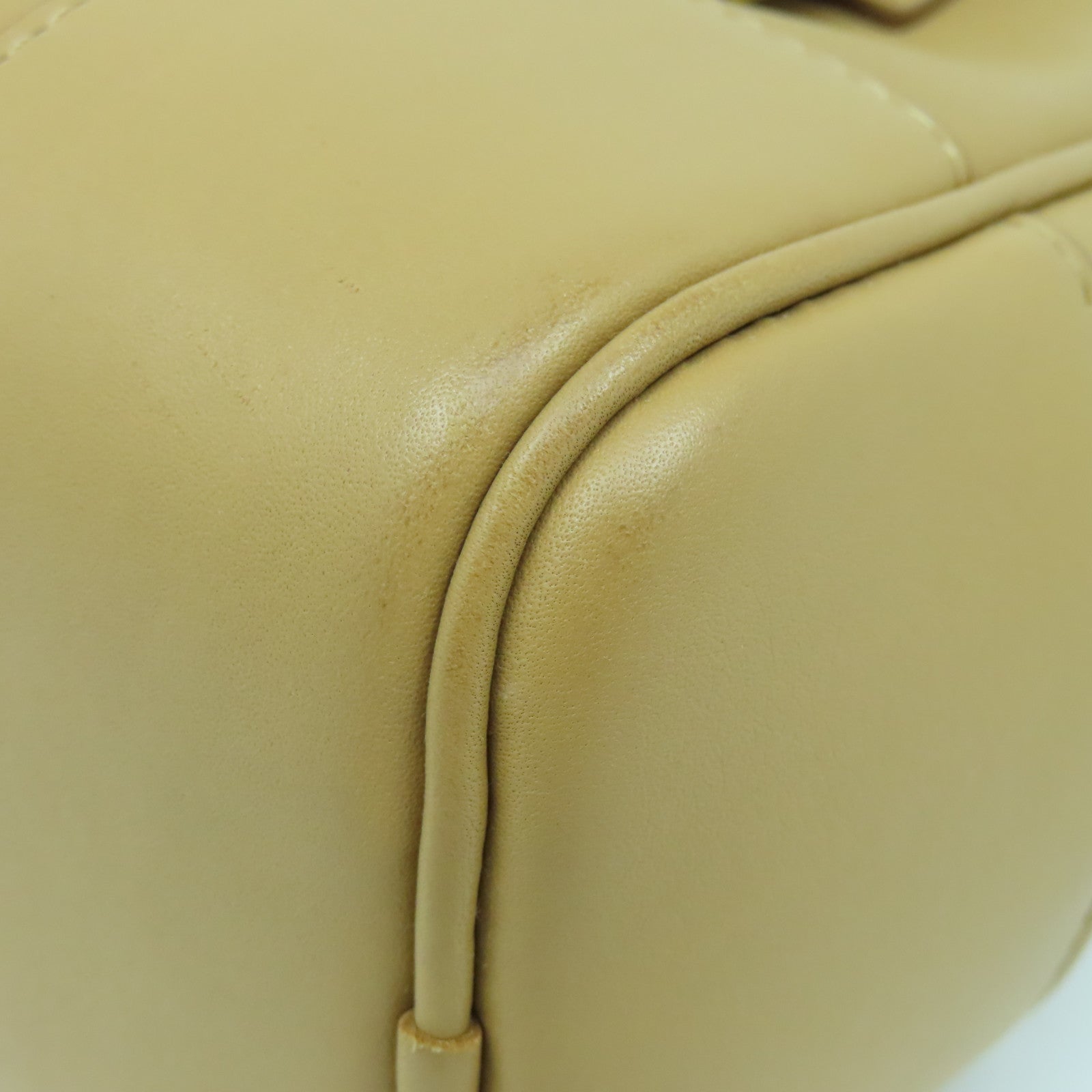 LOEWE 【激減優惠】牛皮皮革Amazona金扣手挽肩背兩用袋杏色