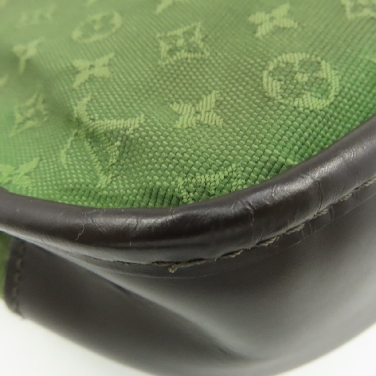 LOUIS VUITTON 【激減優惠】Monogram Mini Berangene Shoulder Bag肩背袋綠色/啡色