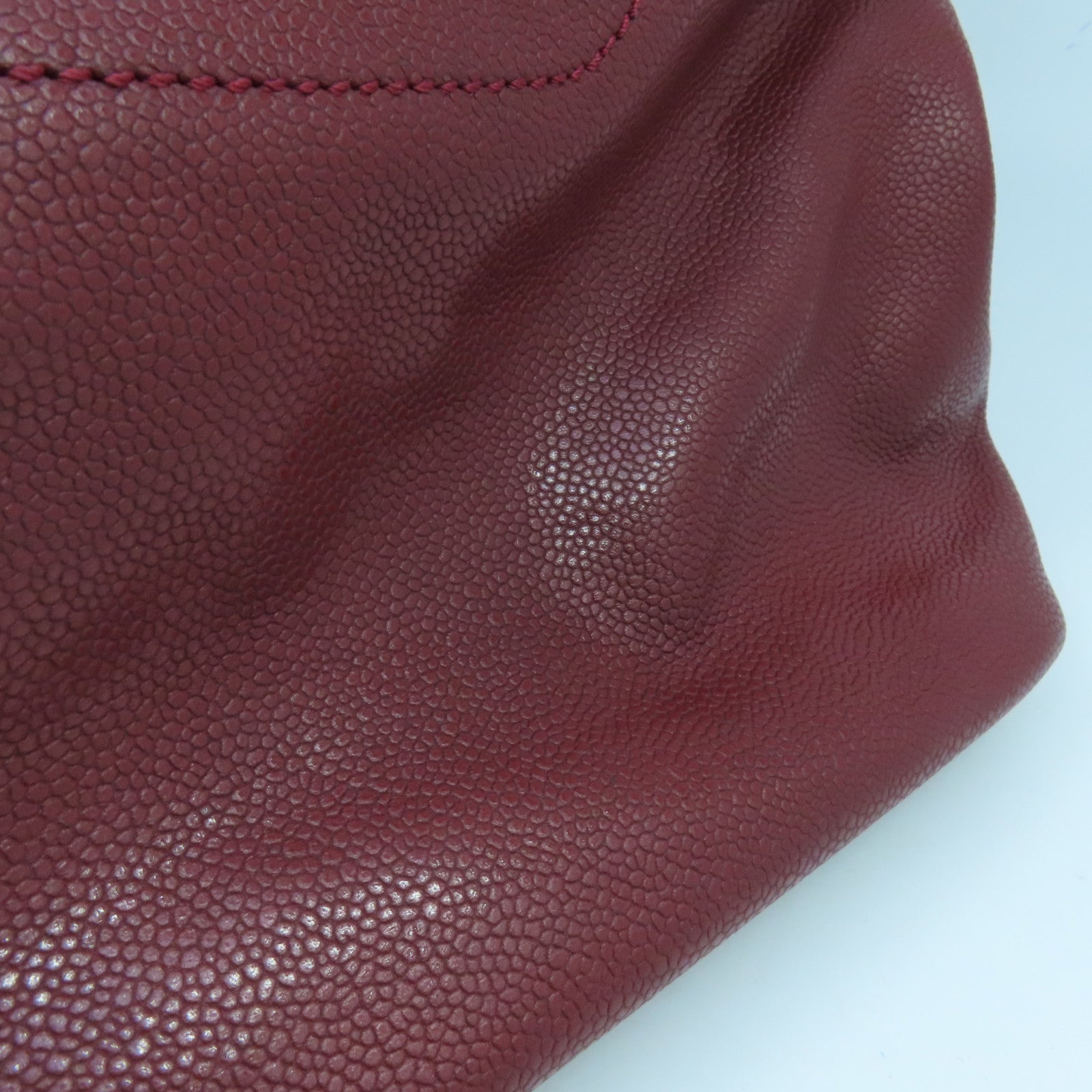 CHANEL 牛皮皮革2.55 2way Shoulder Bag手挽肩背兩用袋紅色/黑色