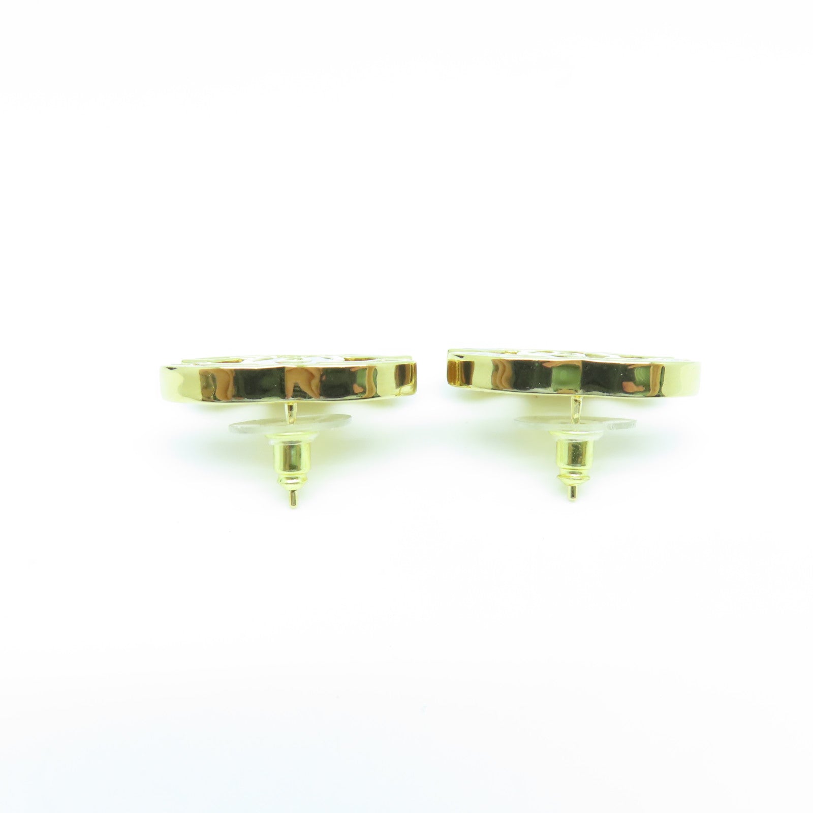 CHANEL 金屬Earrings耳環金色/黑色