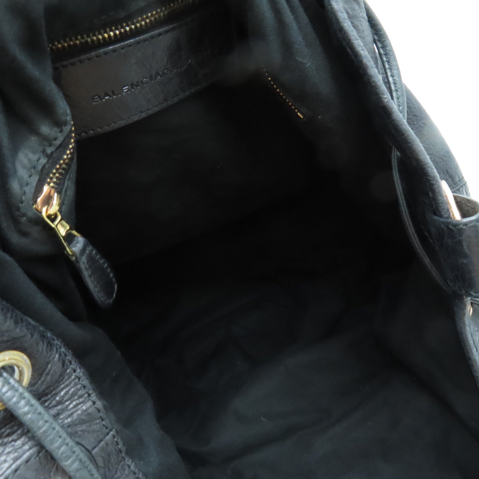 BALENCIAGA 羊皮皮革Shoulder Bag金扣手挽肩背两用袋黑色