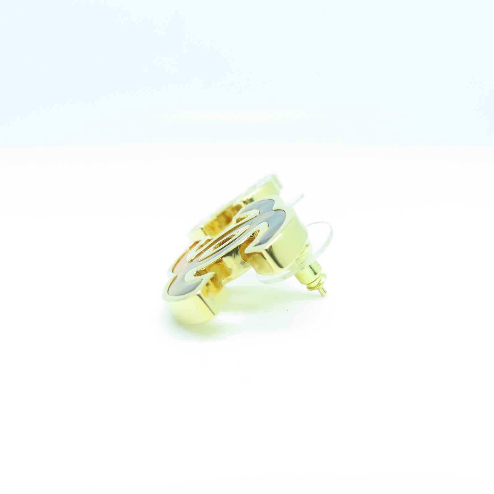 CHANEL 金屬Earrings耳環金色/黑色