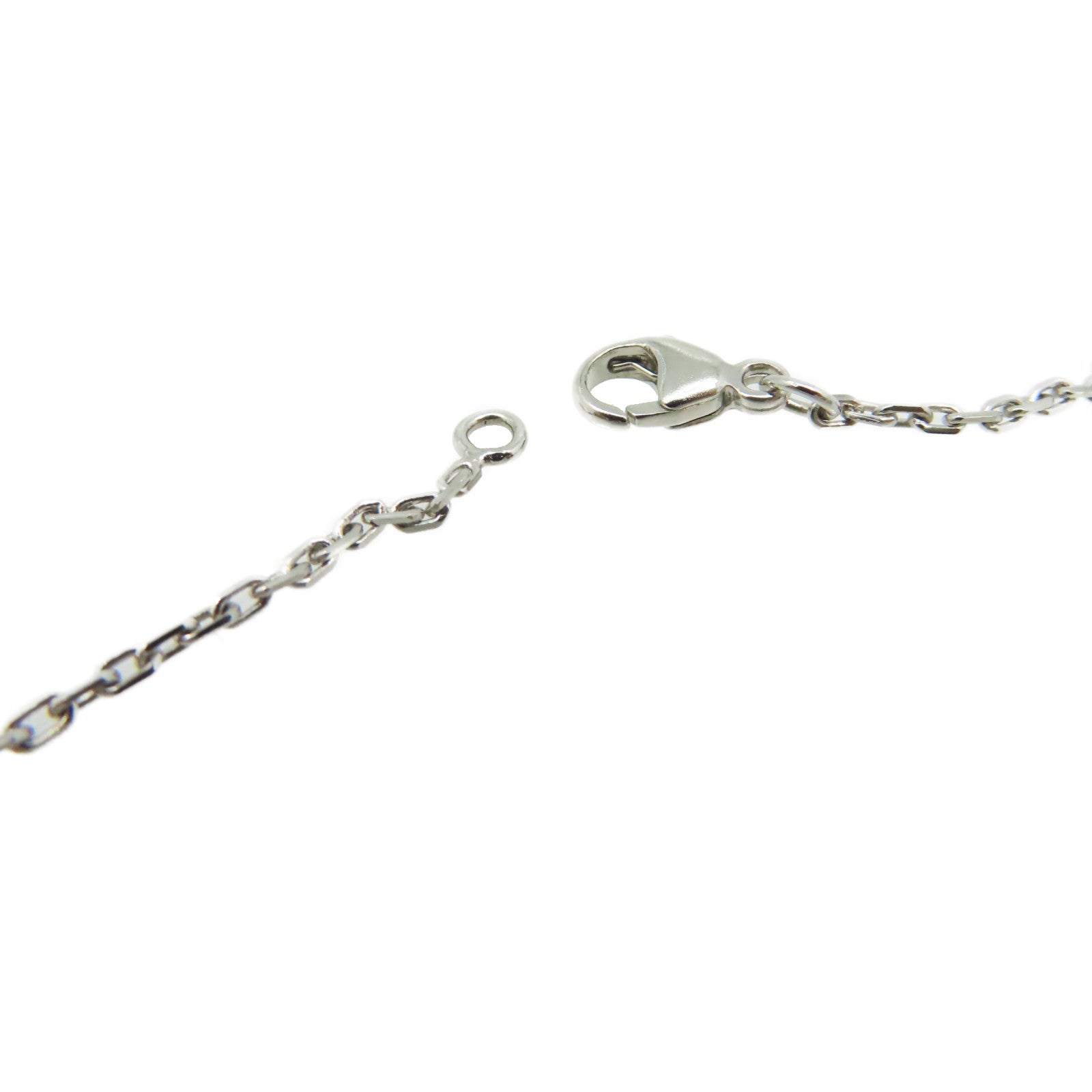 HERMES 金屬Mini Pop H Necklace項鏈白色/銀色