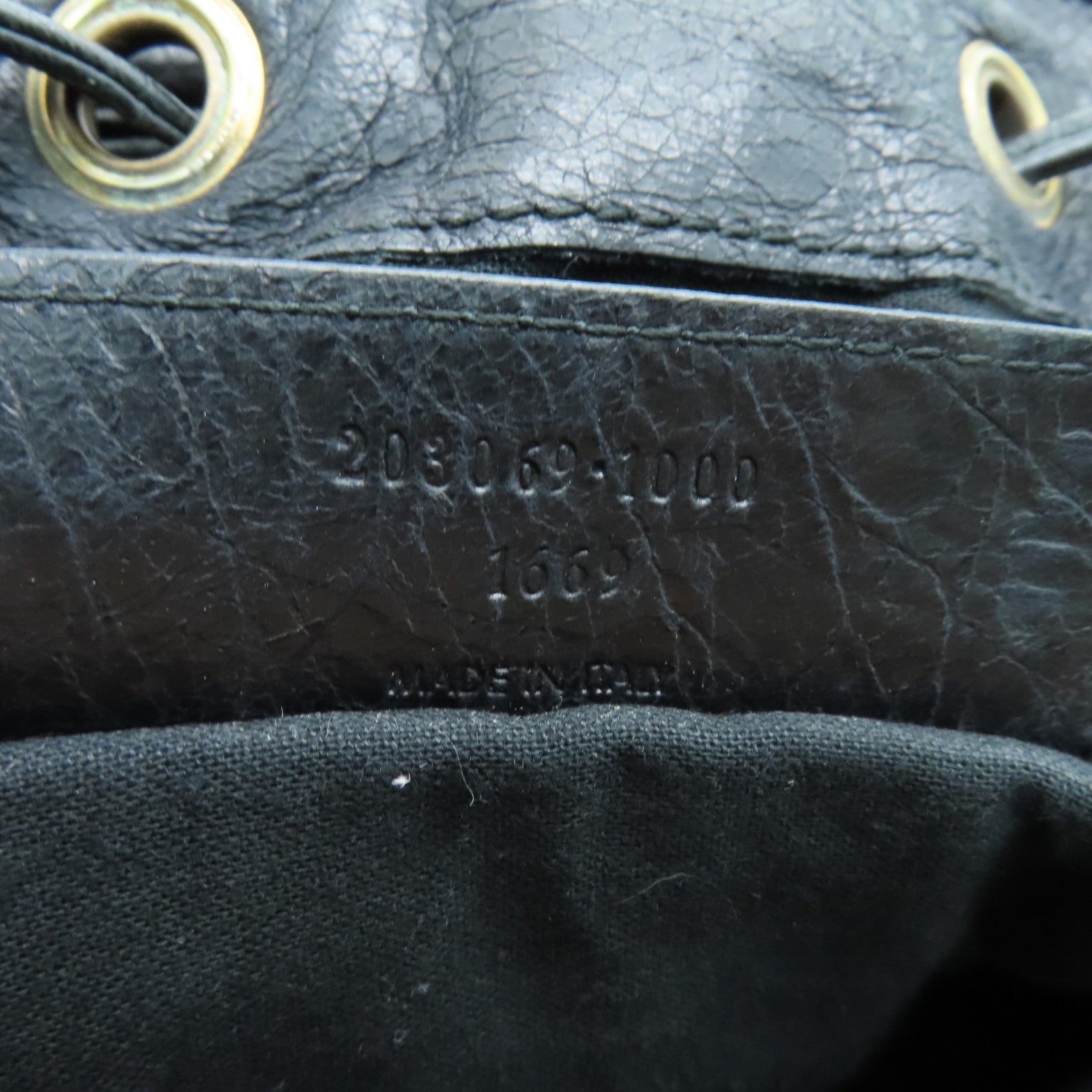 BALENCIAGA 羊皮皮革Shoulder Bag金扣手挽肩背两用袋黑色
