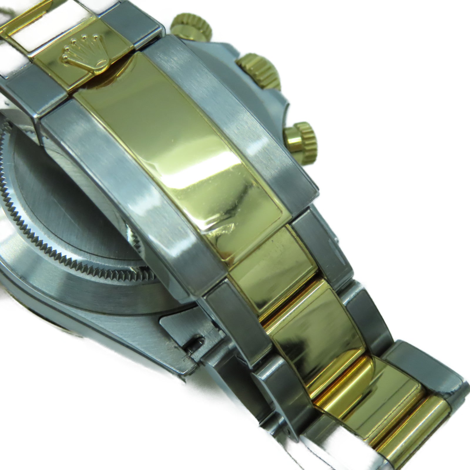 ROLEX Daytona 40mm 18K黃金/不鏽鋼手錶自動機芯金色