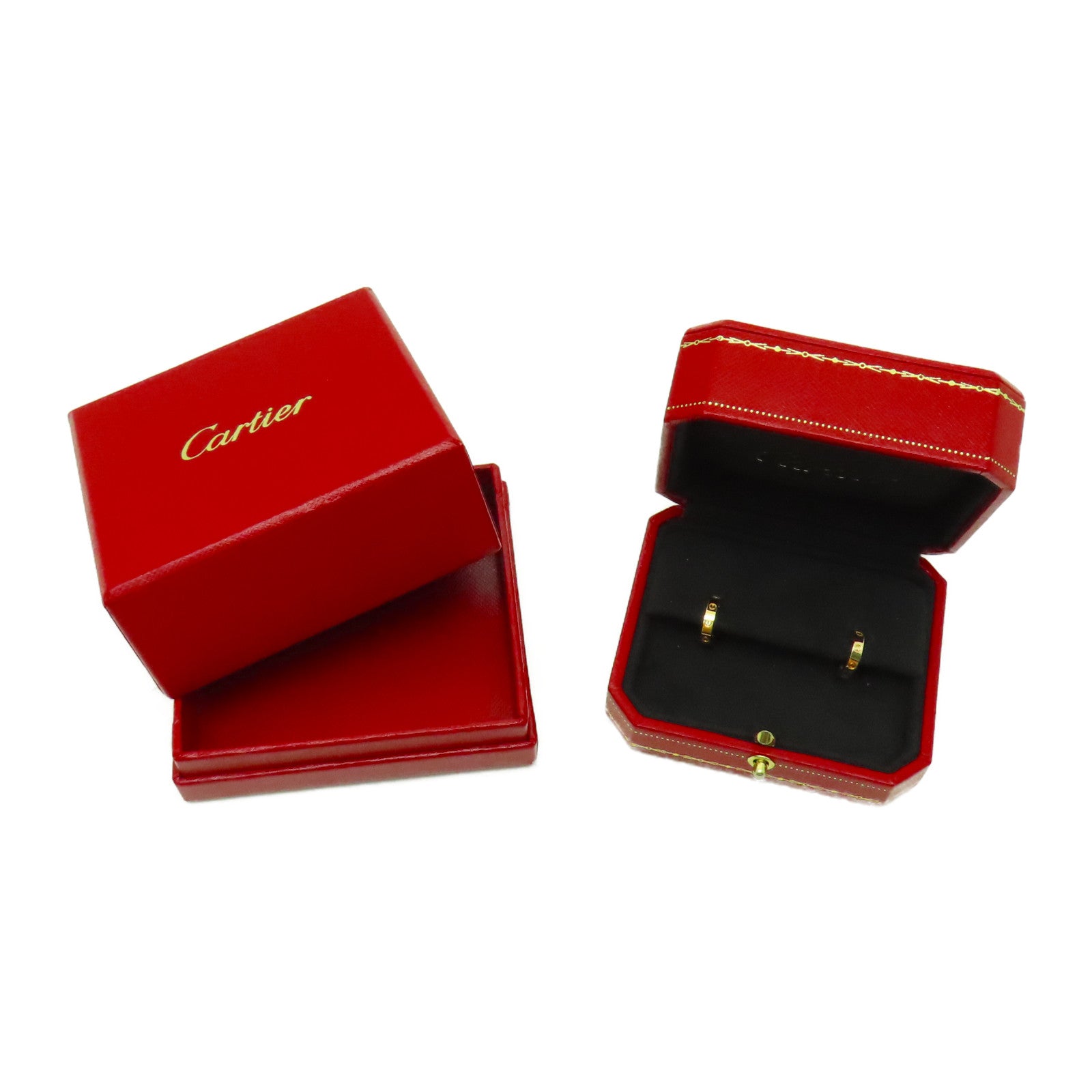 CARTIER 18K黃金Love Earrings耳環金色