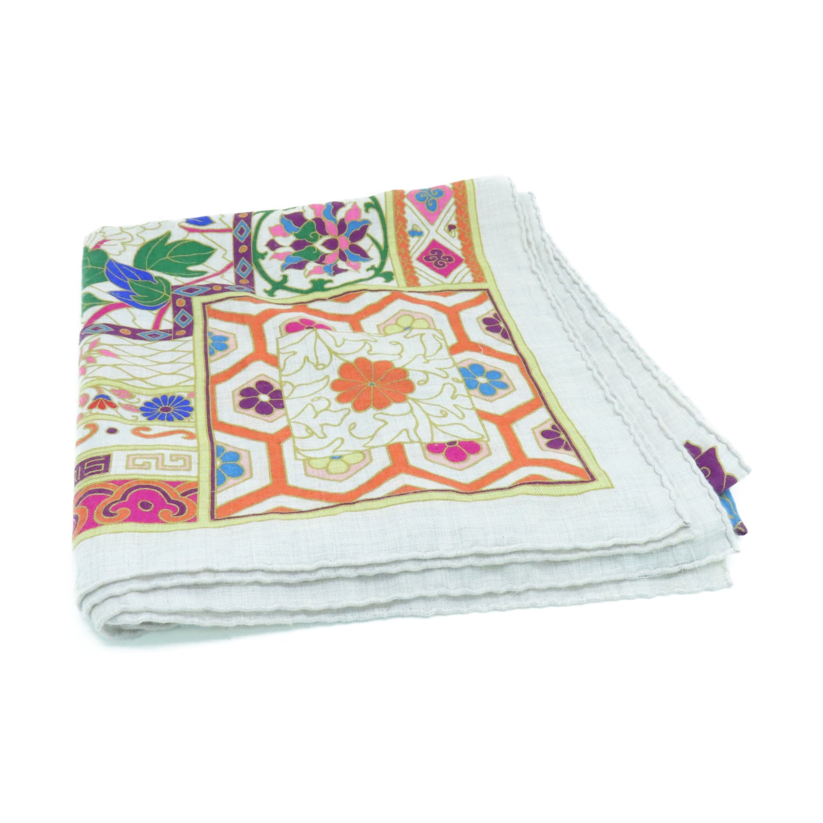 HERMES 羊絨/絲質Scarf 140X140圍巾多色