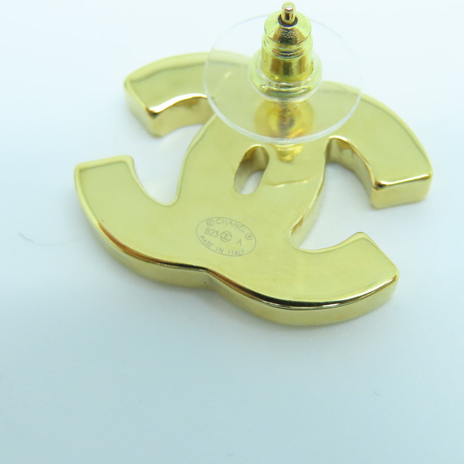 CHANEL 金屬Earrings耳環金色/黑色