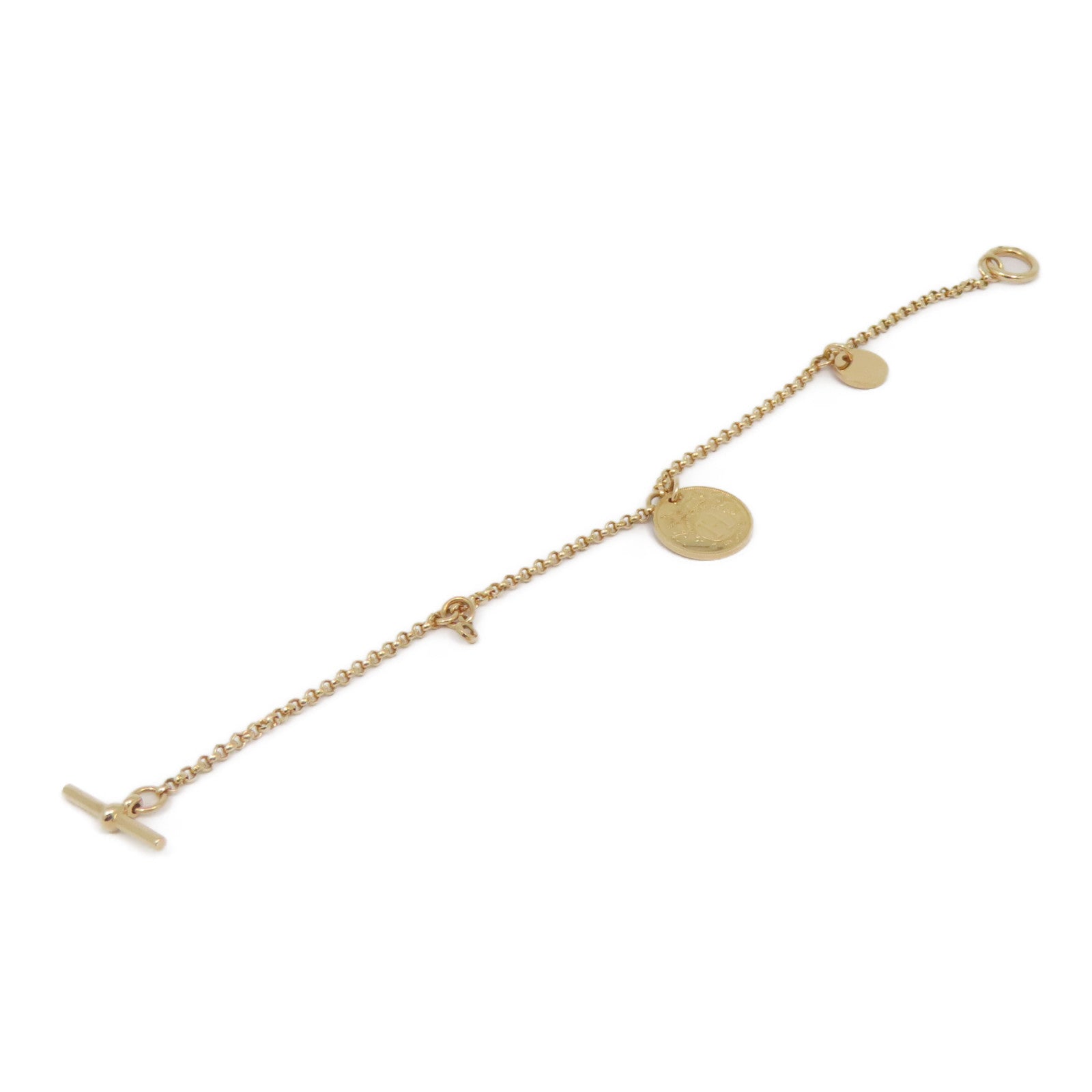 HERMES 【激减优惠】18K玫瑰金Ex-Libris Bracelet手链