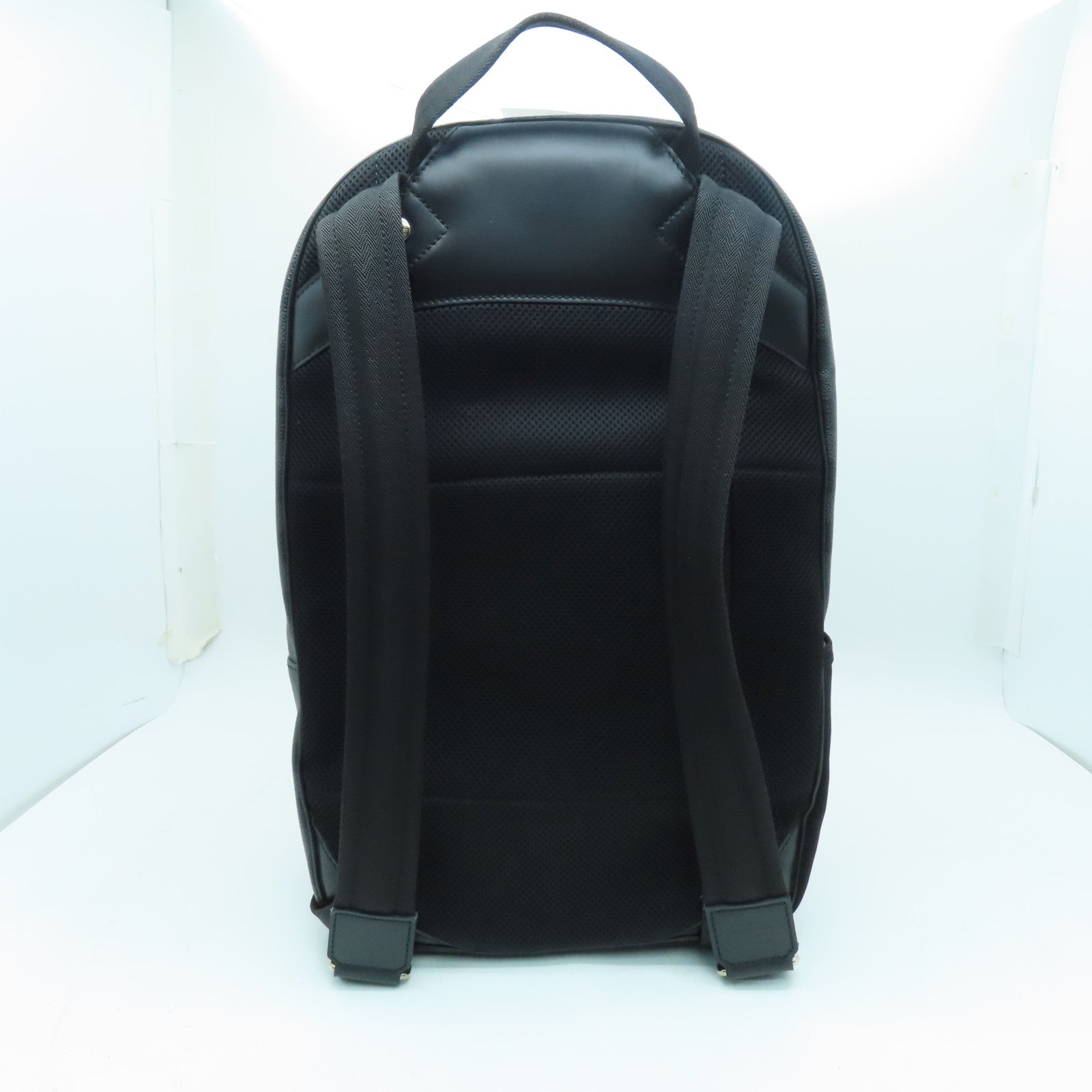 LOUIS VUITTON Damier Michael Backpack銀扣背包黑色