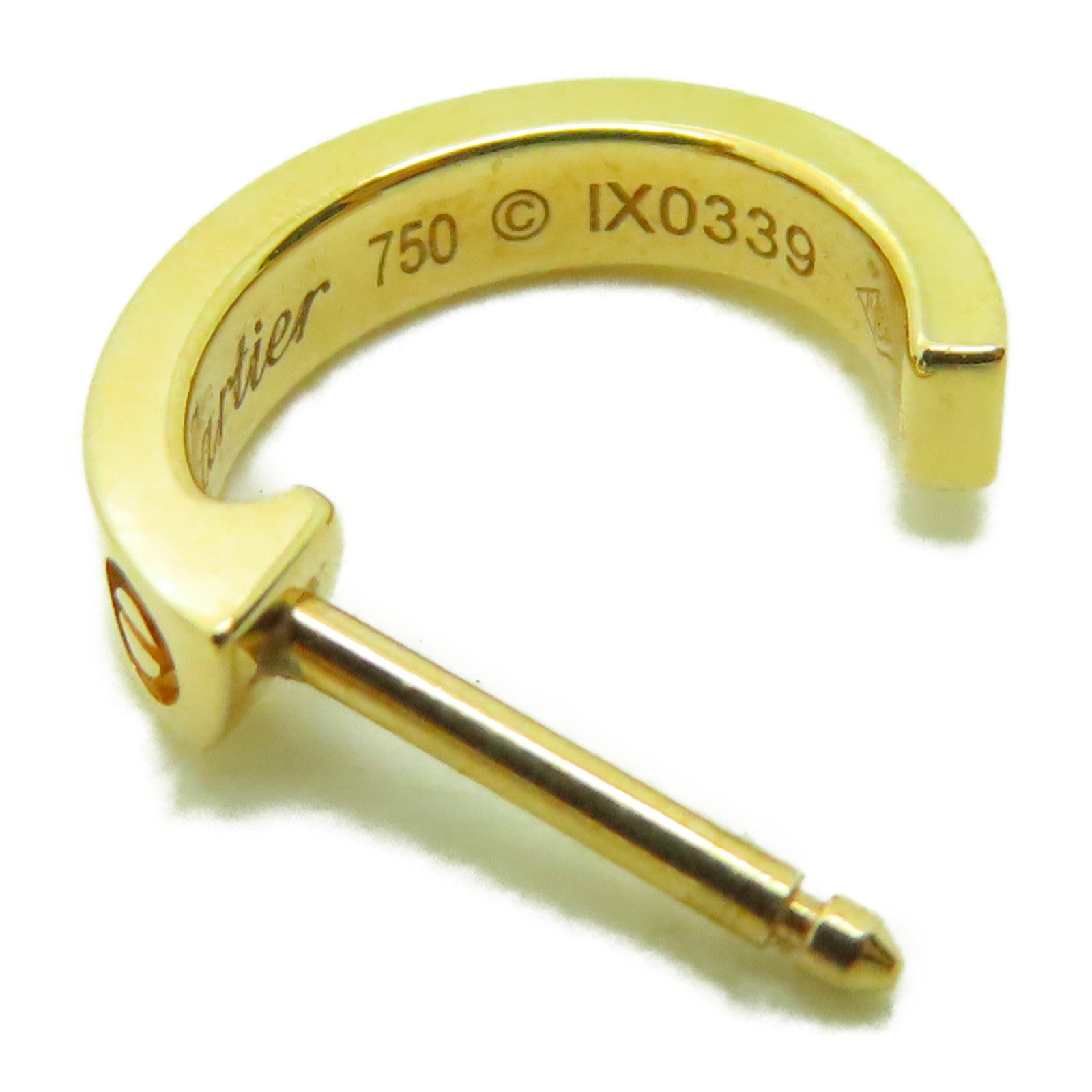 CARTIER 18K黃金Love Earrings耳環金色