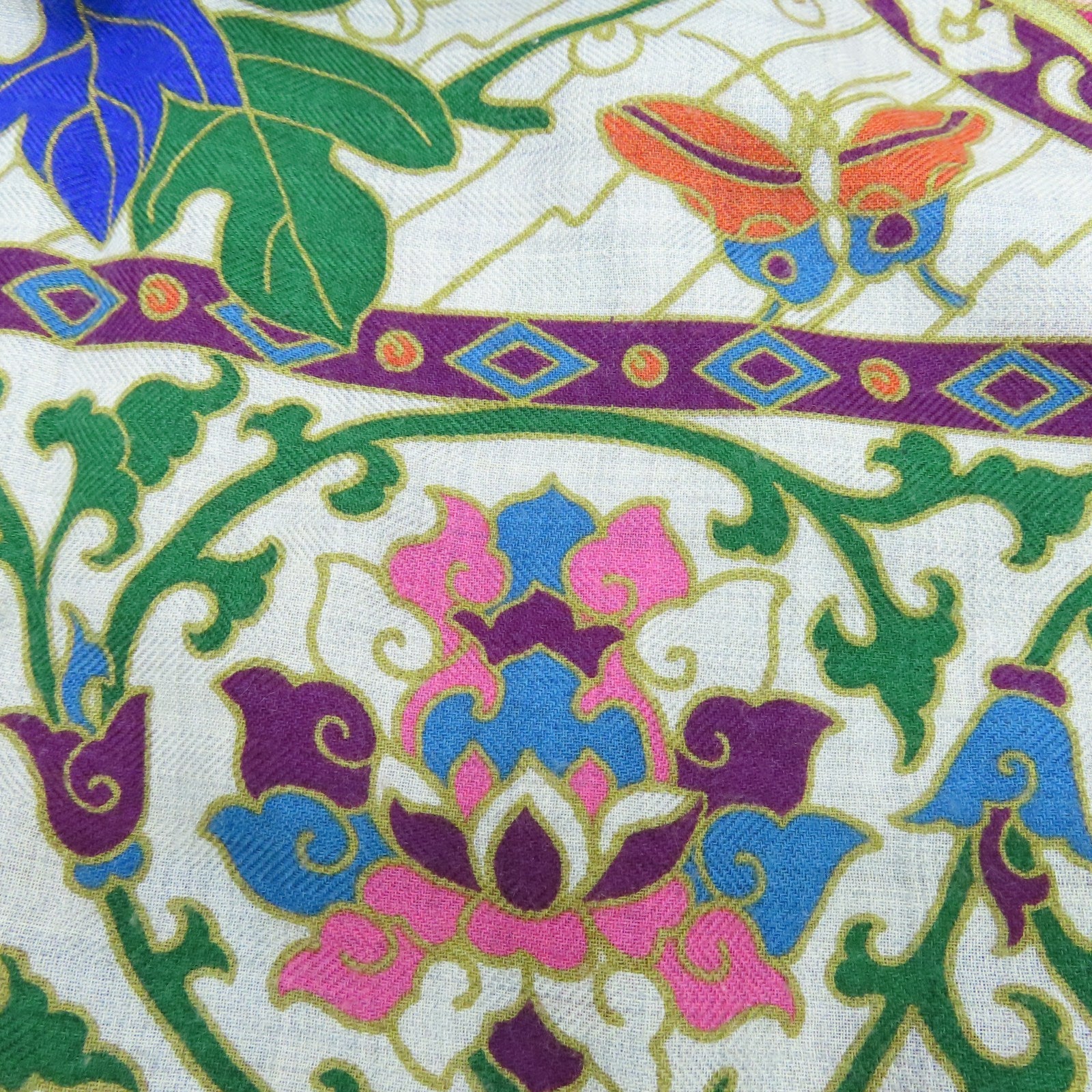 HERMES 羊絨/絲質Scarf 140X140圍巾多色