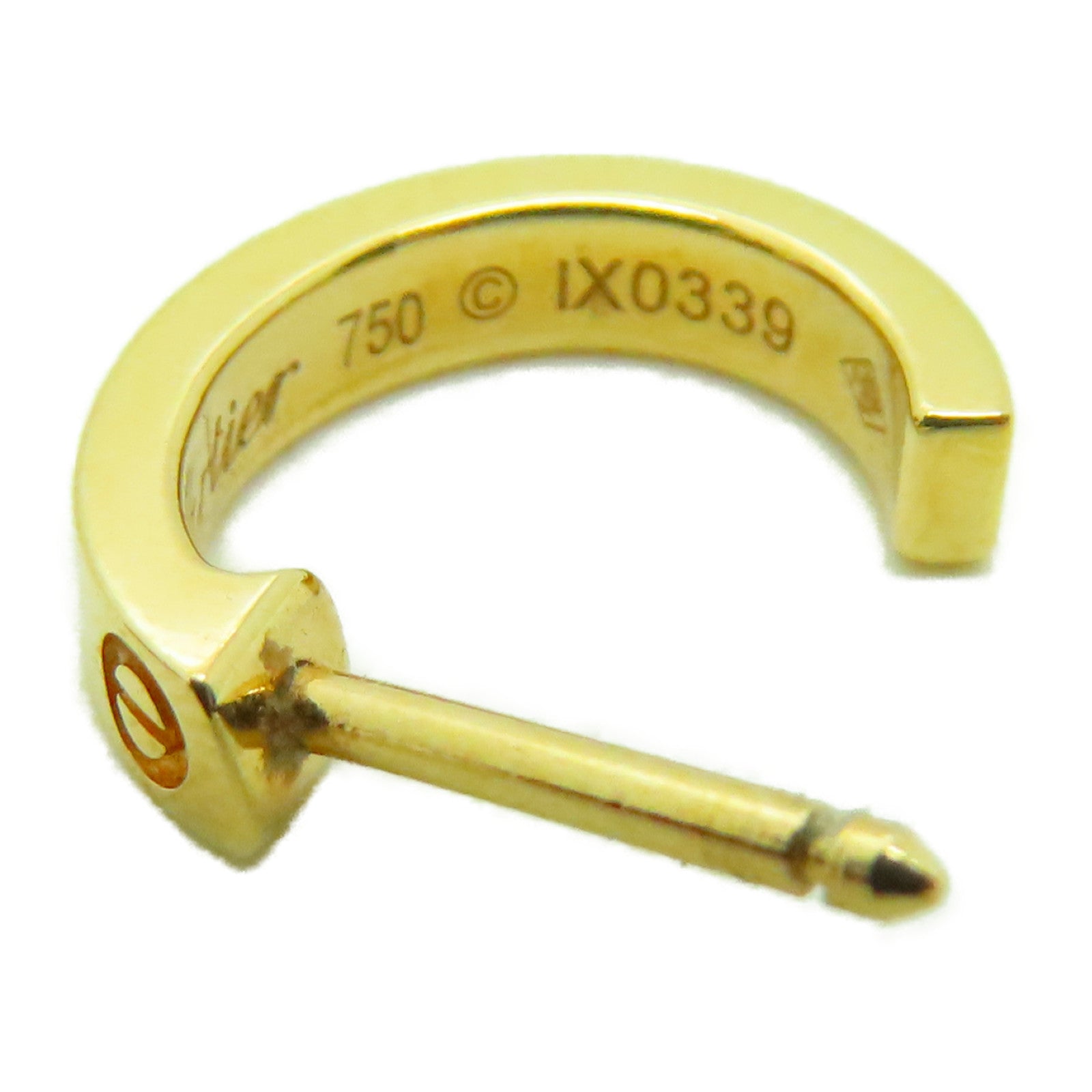 CARTIER 18K黃金Love Earrings耳環金色