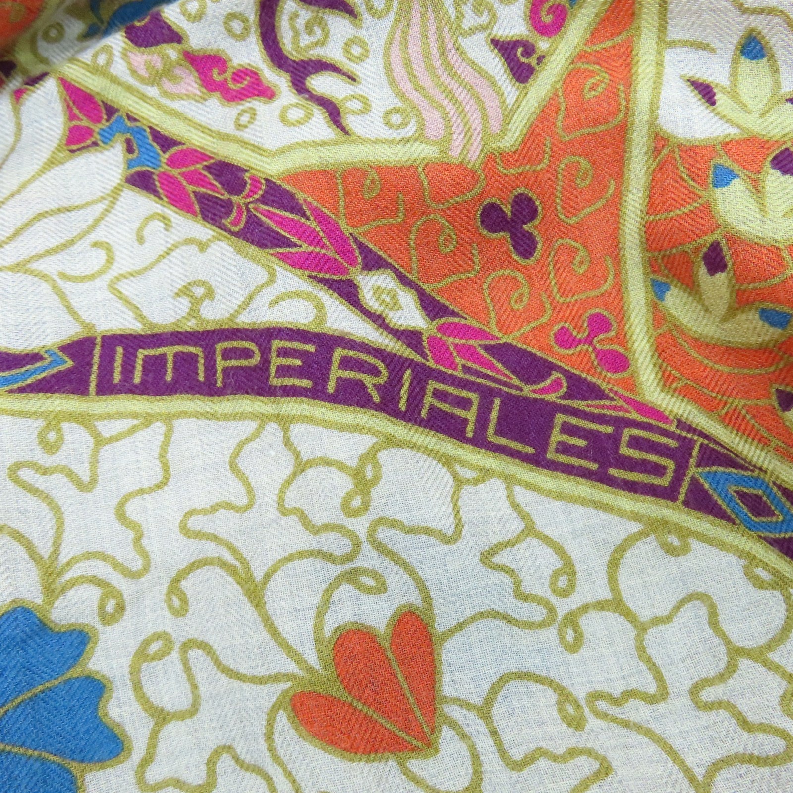 HERMES 羊絨/絲質Scarf 140X140圍巾多色