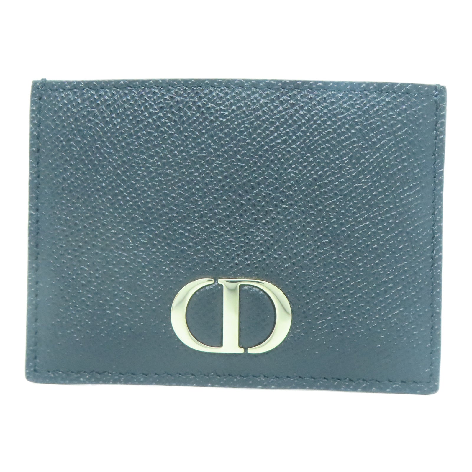 Dior 牛皮皮革Card Case銀扣卡片套黑色