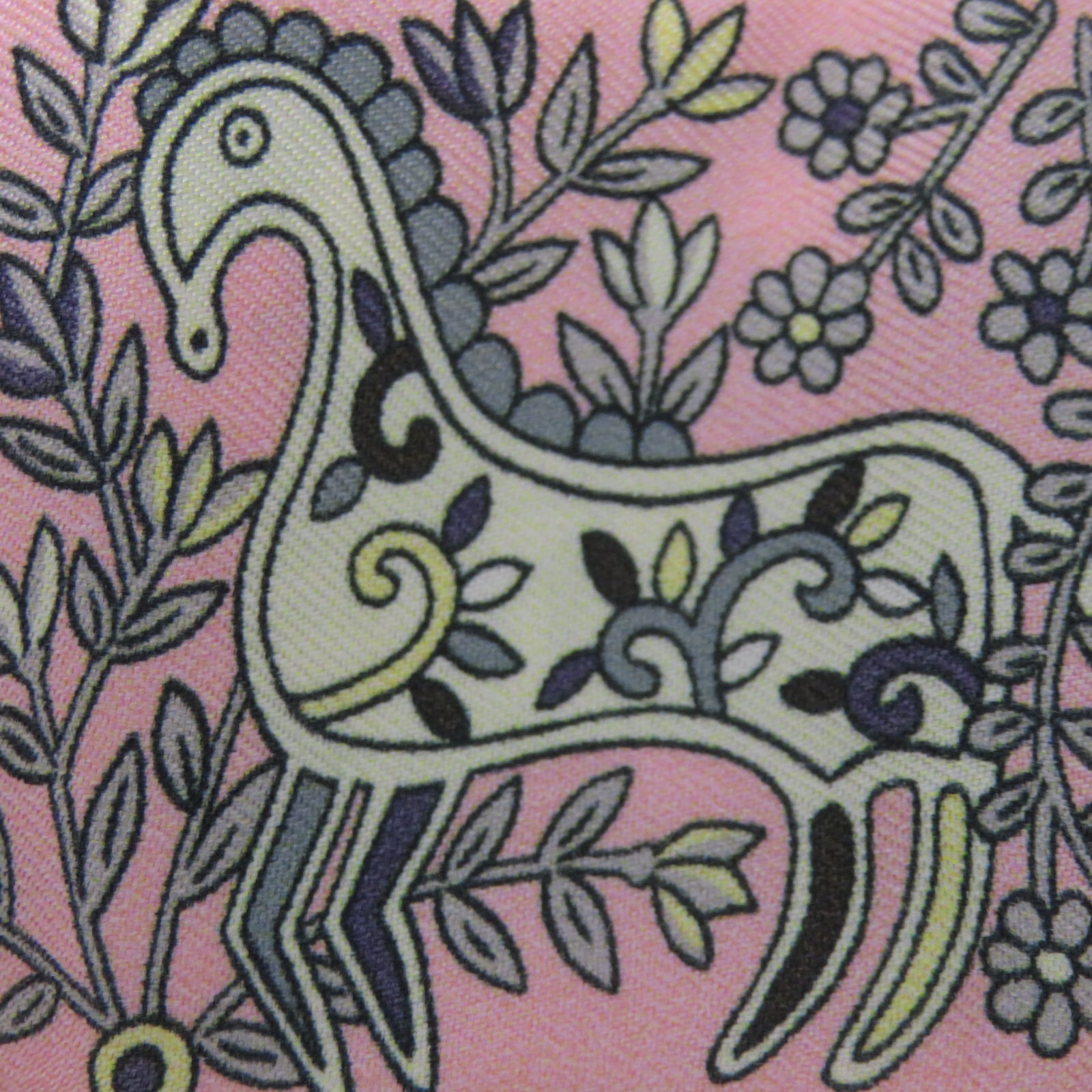 HERMES 【激減優惠】絲質Twilly絲巾粉紅色
