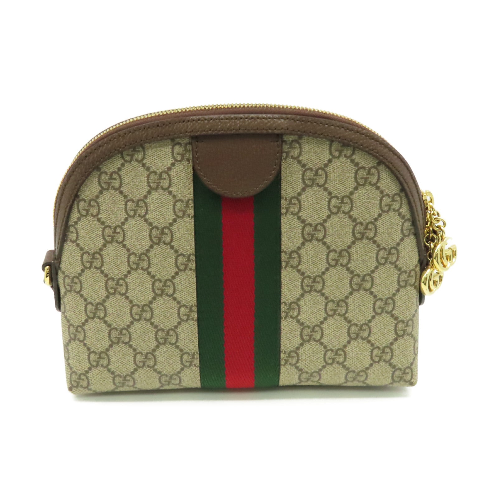 GUCCI 塗層帆布Ophidia GG Shoulder Bag肩背袋啡色