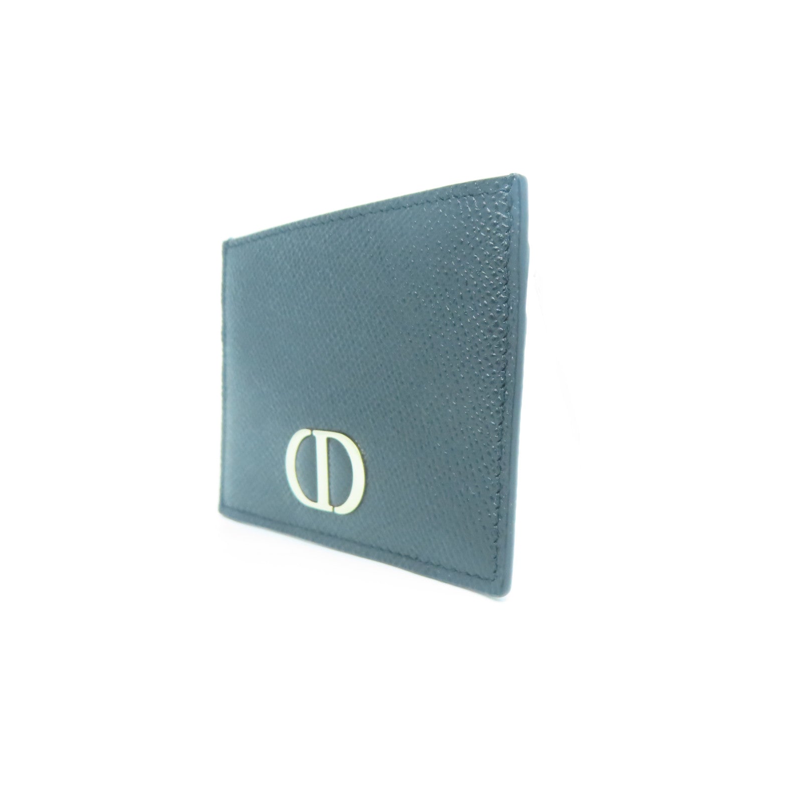 Dior 牛皮皮革Card Case銀扣卡片套黑色
