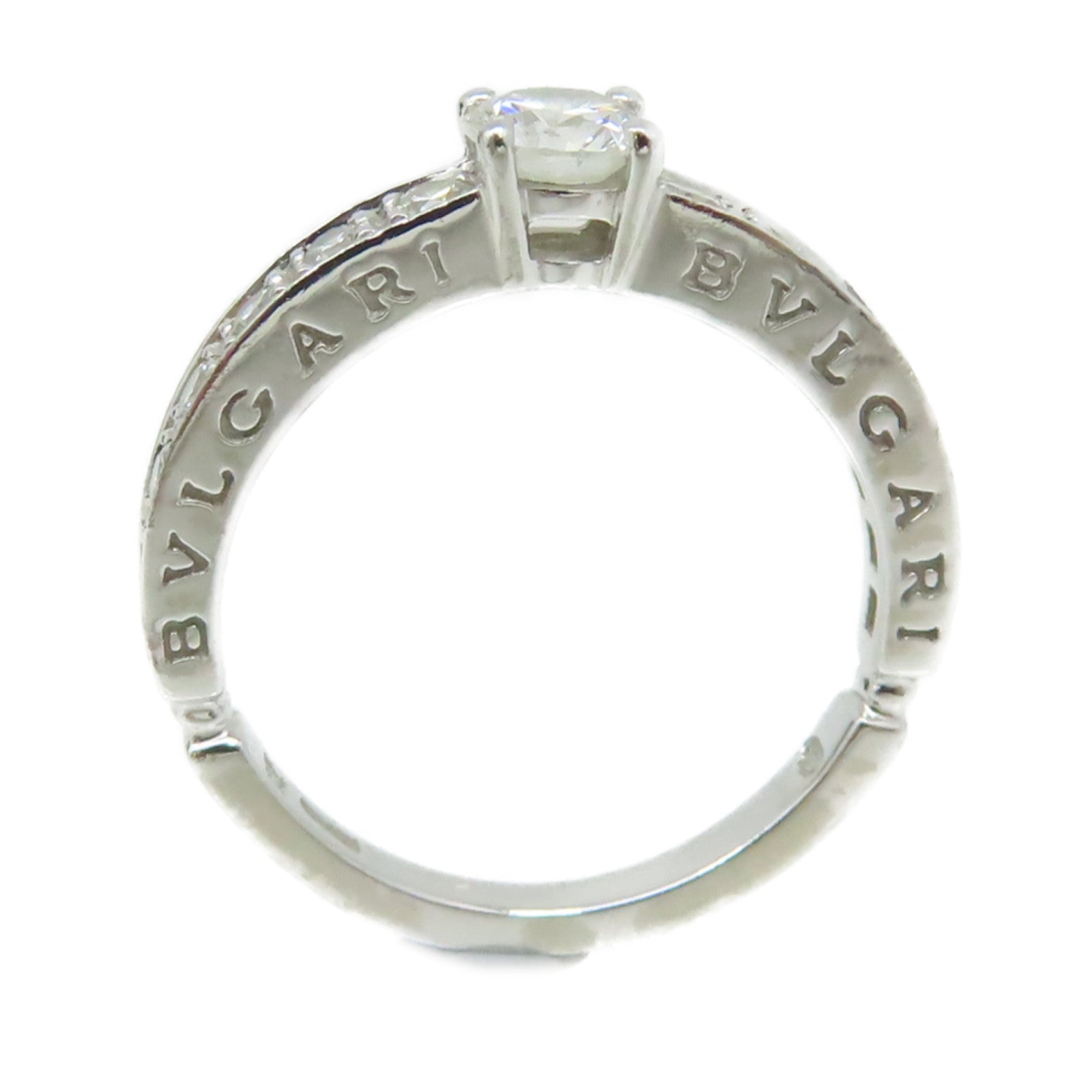 BVLGARI PT950鉑金/鑽石Dedicata A Venezia Diamond Ring戒指US#4.5