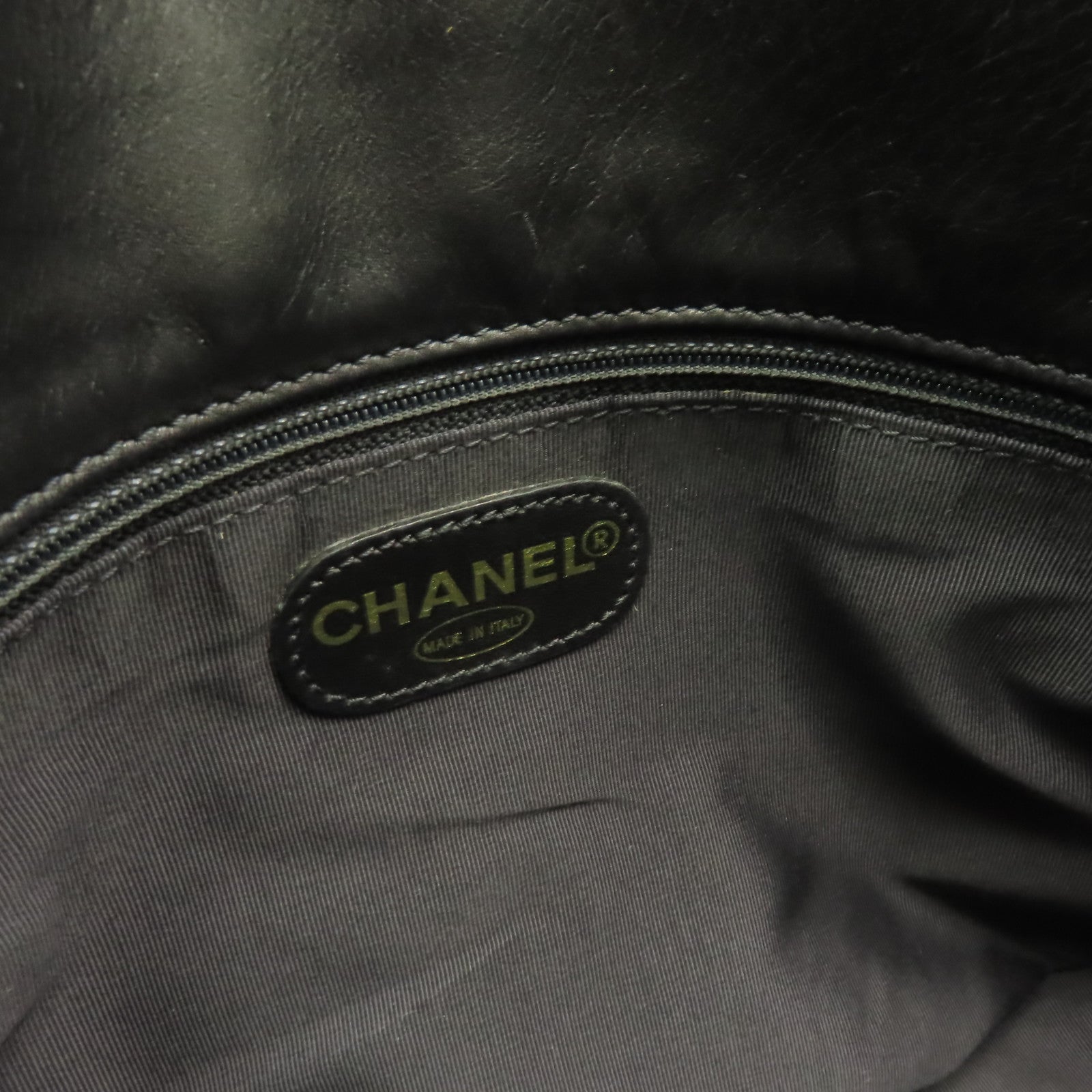 CHANEL 【激減優惠】羊皮皮革Tote Bag肩背袋黑色
