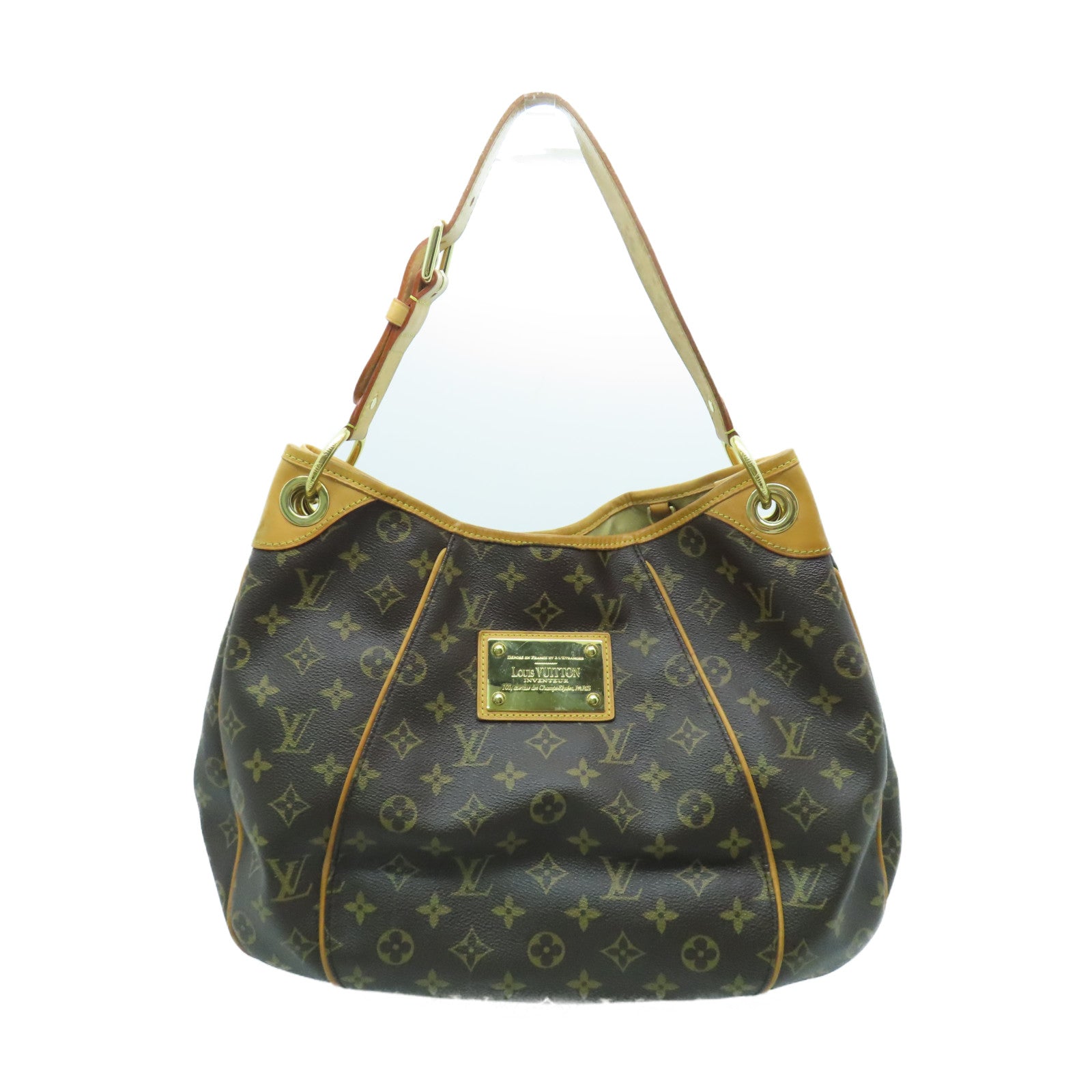 LOUIS VUITTON Monogram Thames PM金扣肩背袋啡色
