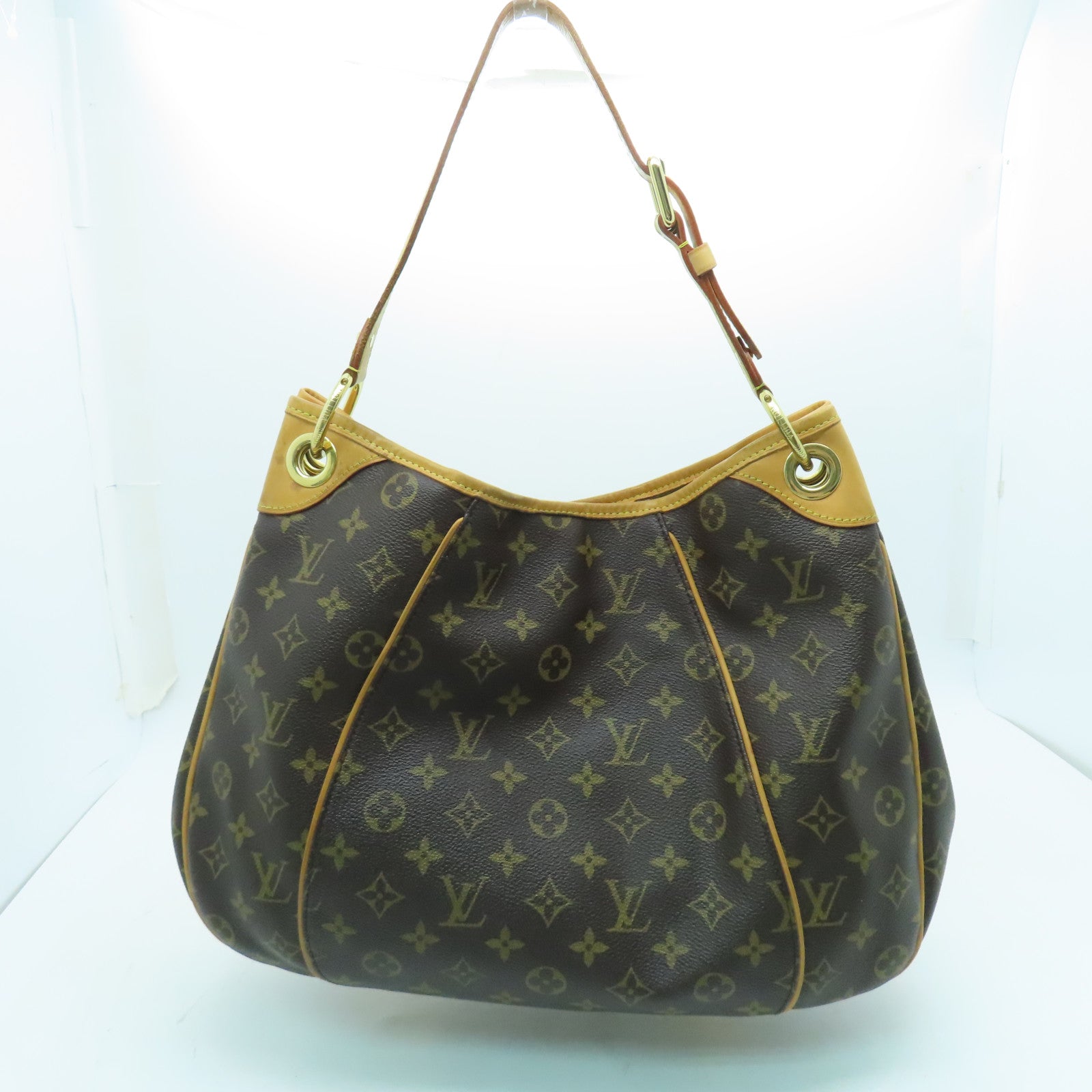 LOUIS VUITTON Monogram Thames PM金扣肩背袋啡色