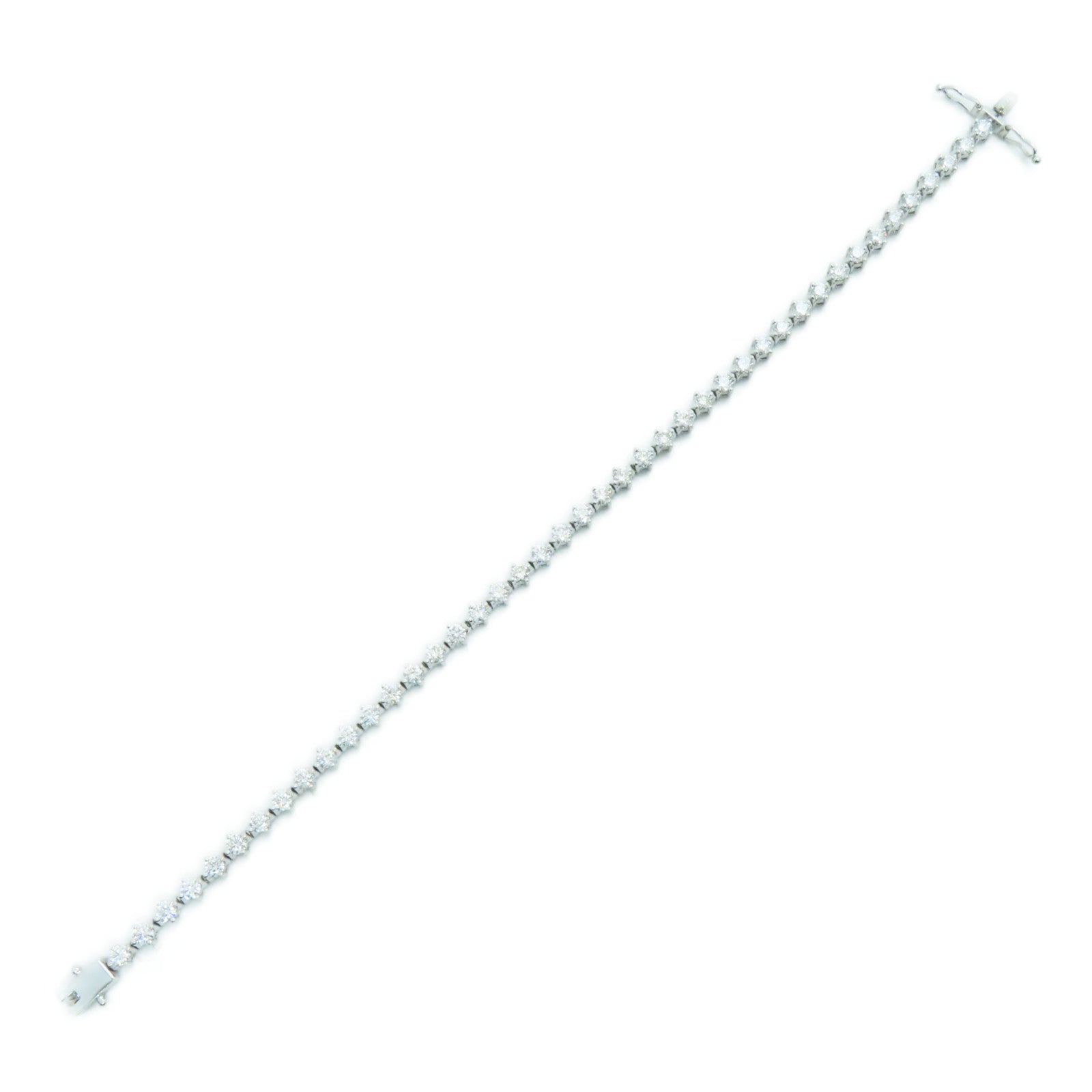 JEWELRY 18K白金Diamond Bracelet 2.55ct钻石手链