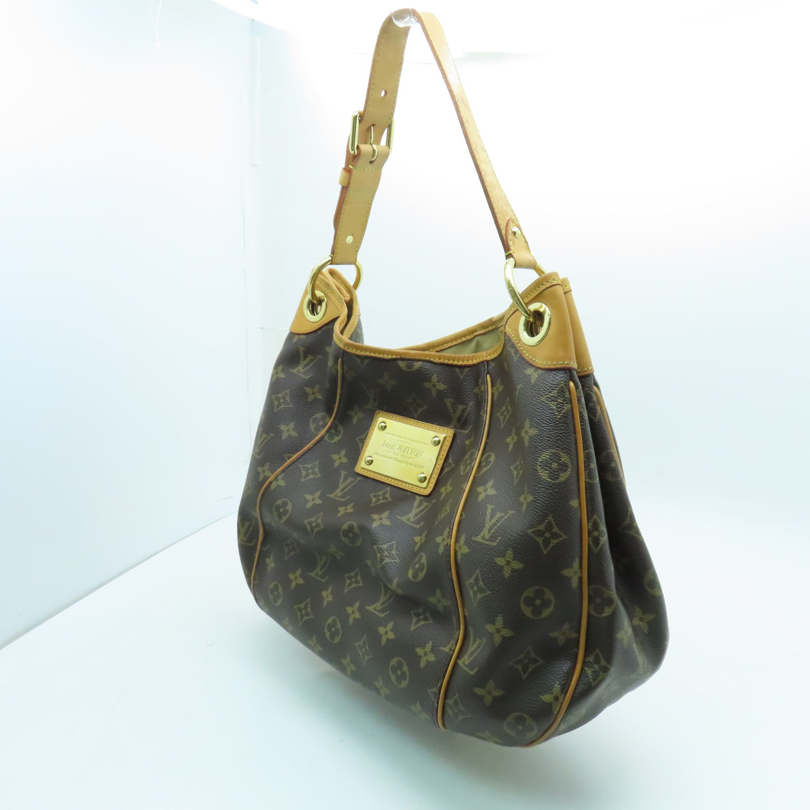 LOUIS VUITTON Monogram Thames PM金扣肩背袋啡色