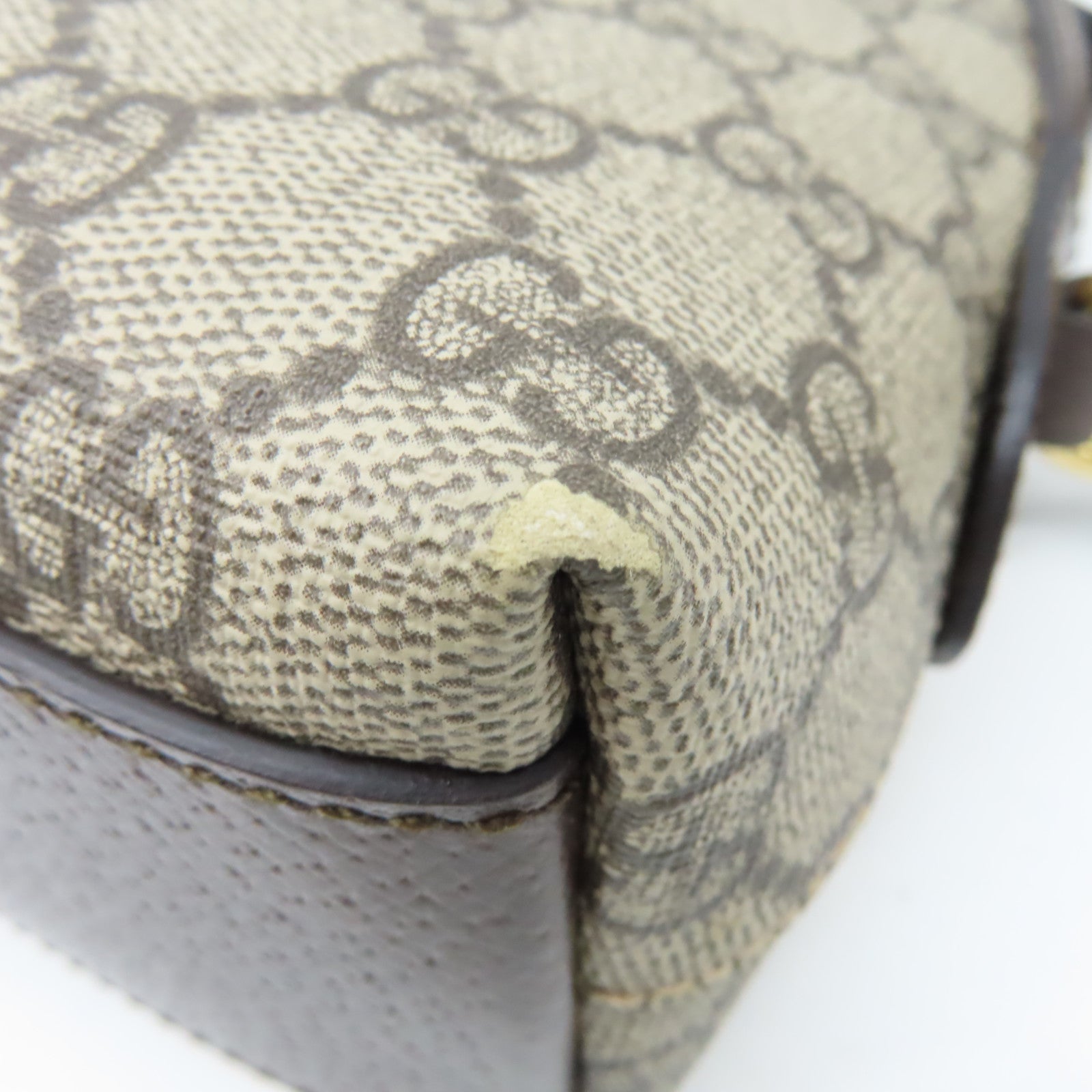 GUCCI 塗層帆布Ophidia GG Shoulder Bag肩背袋啡色