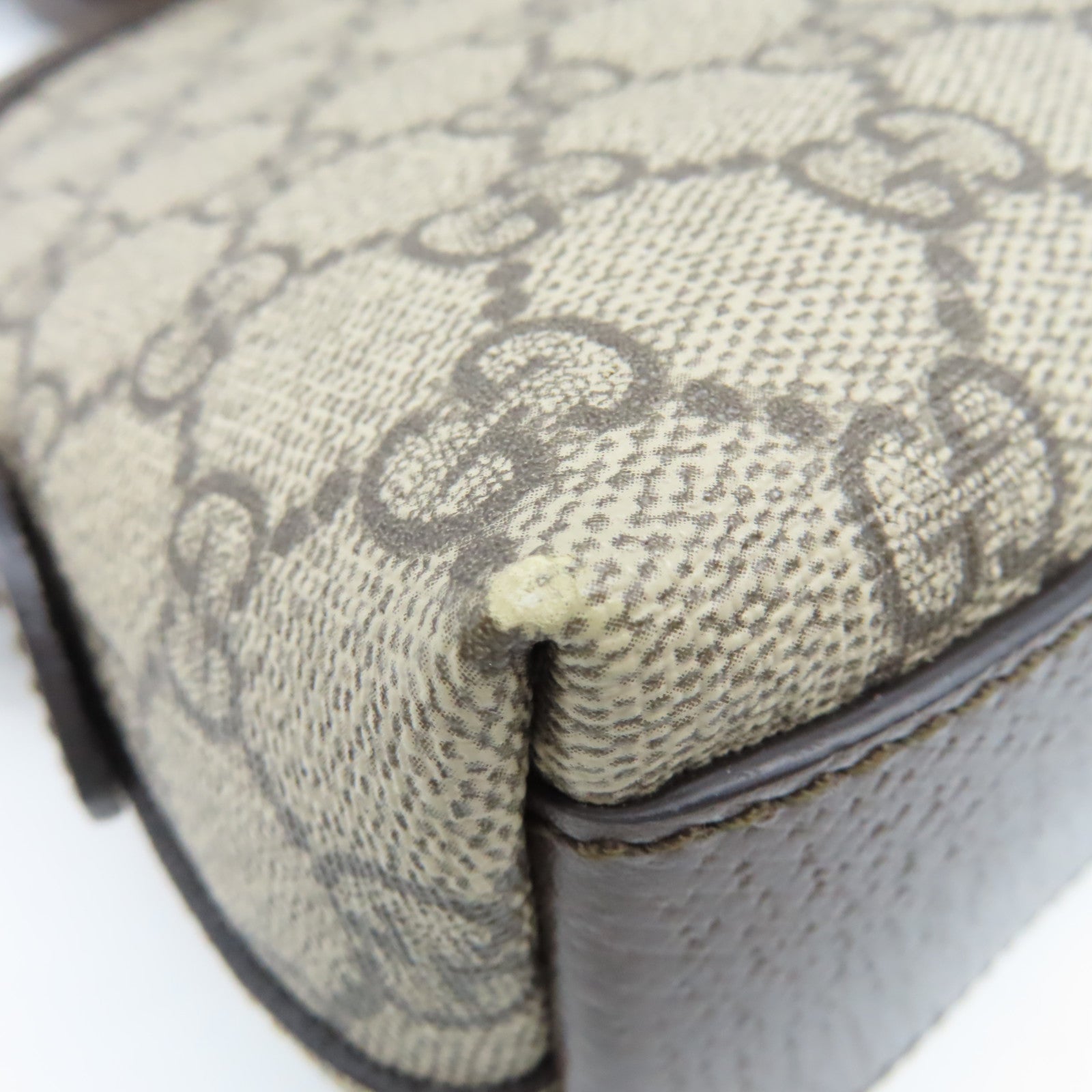 GUCCI 塗層帆布Ophidia GG Shoulder Bag肩背袋啡色