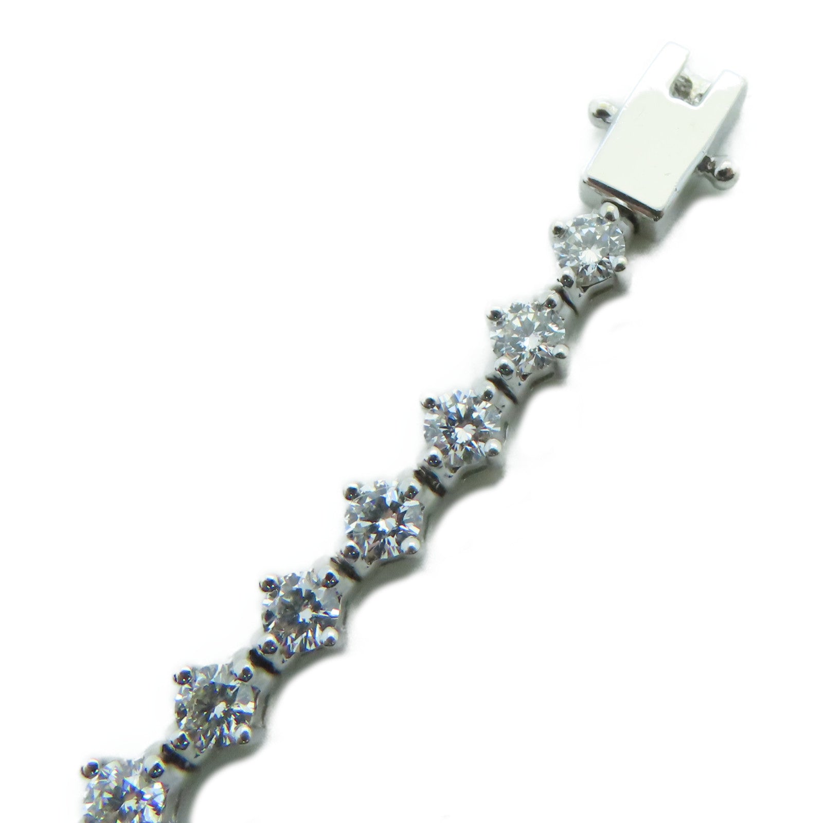 JEWELRY 18K白金Diamond Bracelet 2.55ct钻石手链