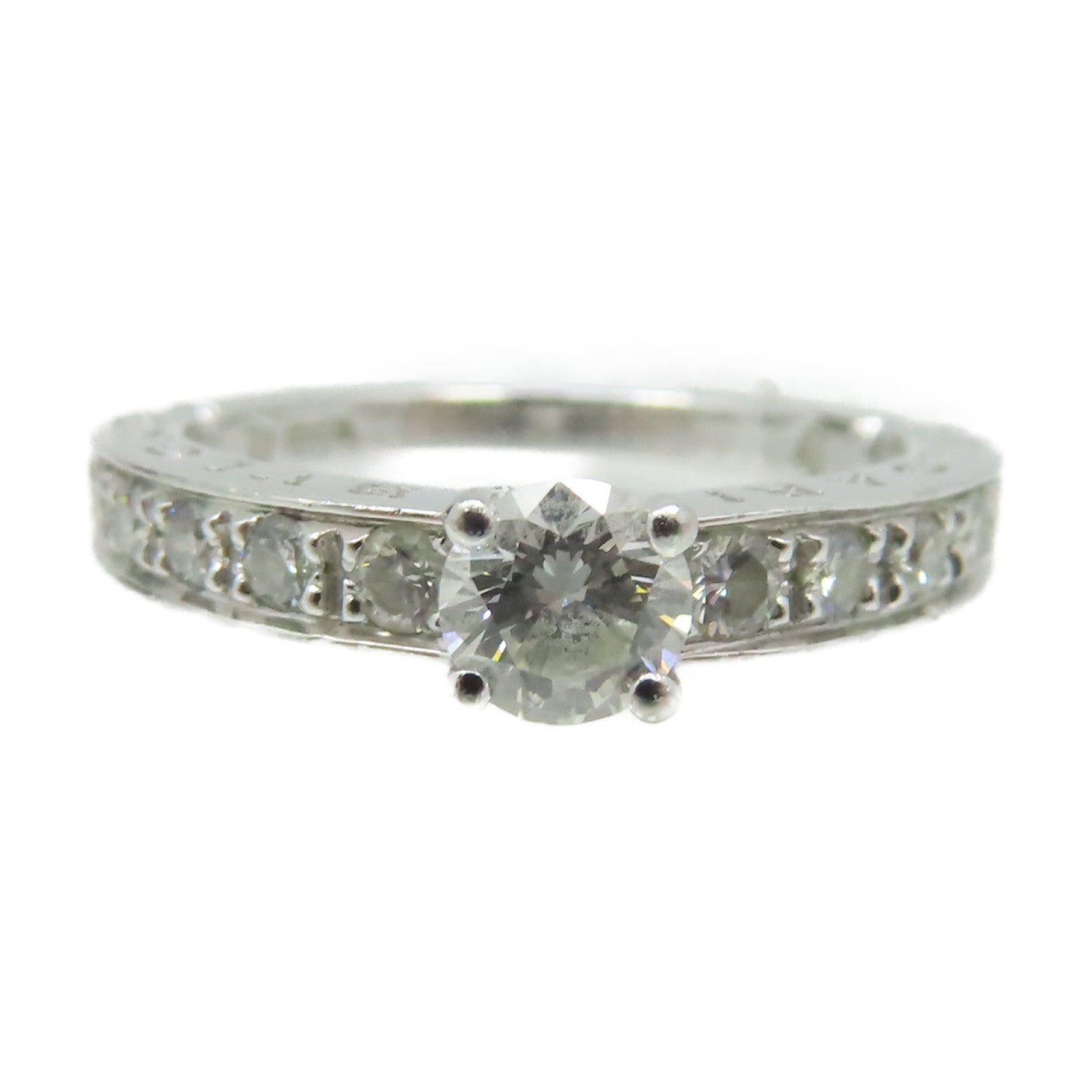 BVLGARI PT950鉑金/鑽石Dedicata A Venezia Diamond Ring戒指US#4.5